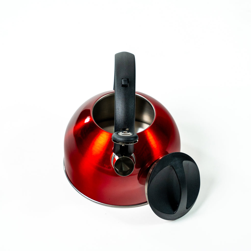 CAFETERA DE 2.5 LTS ACERO INOXIDABLE ROJA
