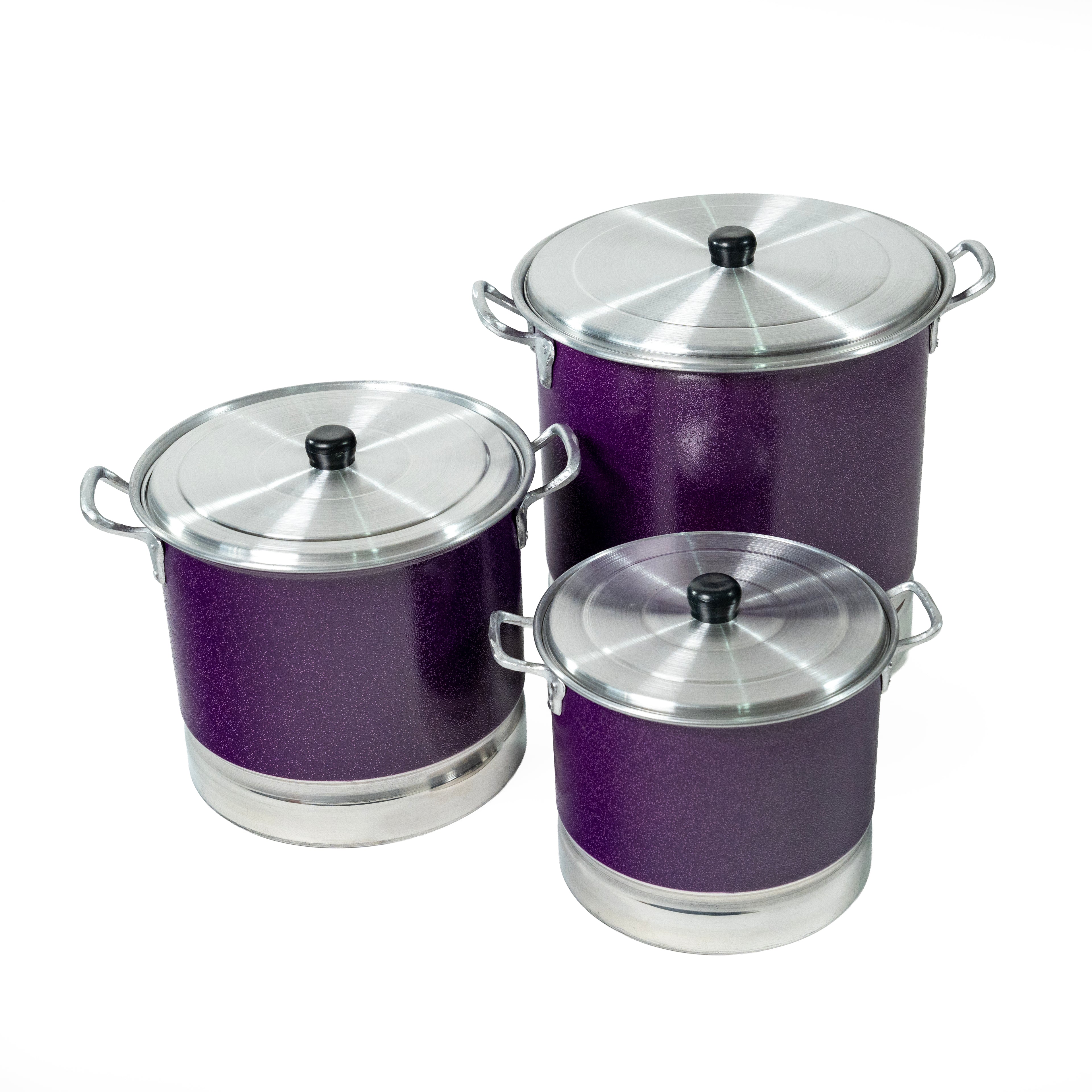 JUEGO DE 3 VAPORERAS NORTEÑA # 28, 30 Y 34 AMARTILLADO MORADO