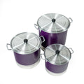 JUEGO DE 3 VAPORERAS NORTEÑA # 28, 30 Y 34 AMARTILLADO MORADO