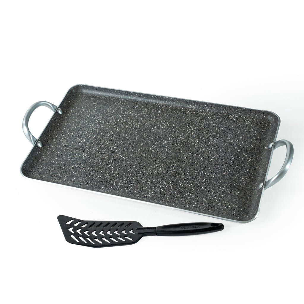 CHAROLA GRILL TEXAS C/ VOLTEADOR STONE