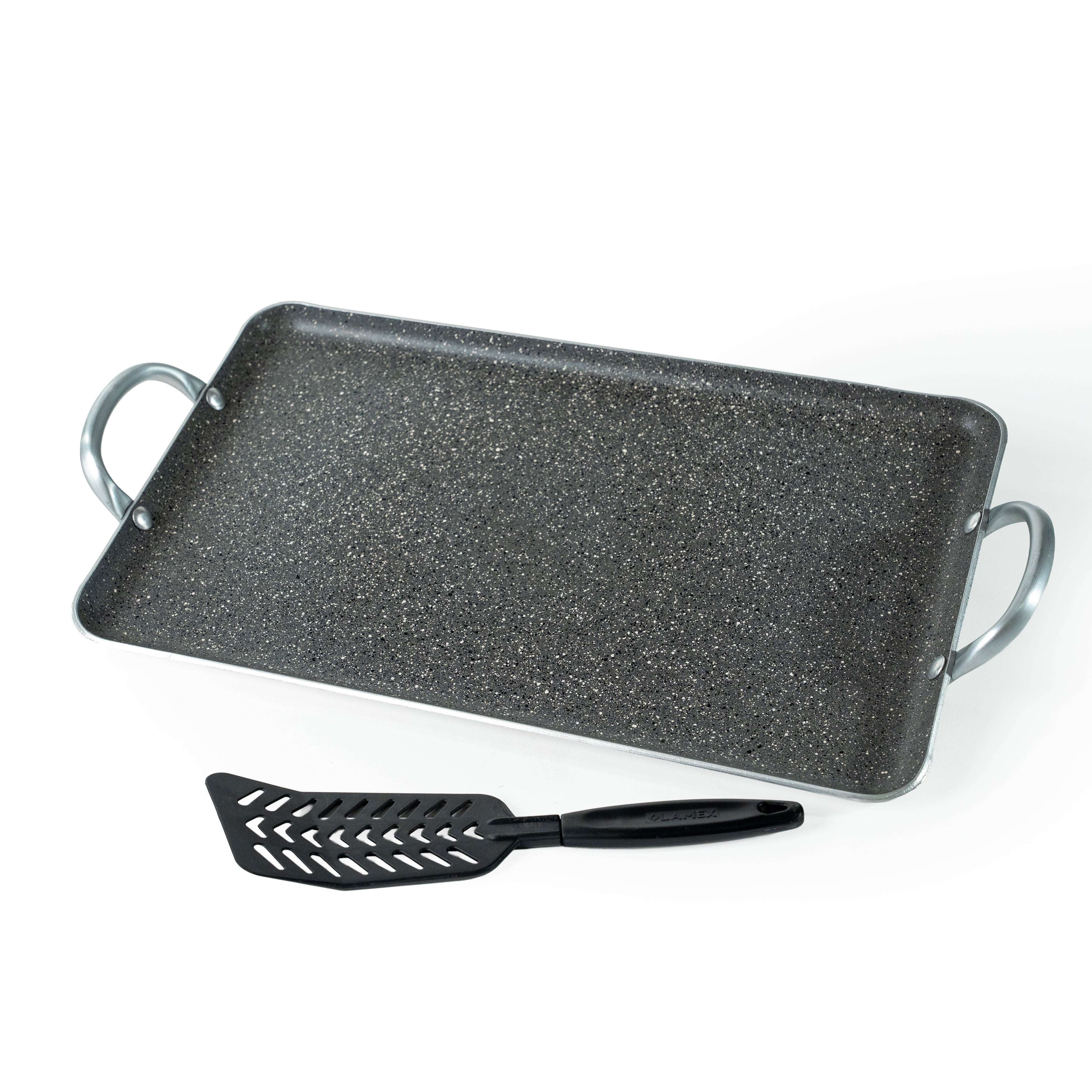 CHAROLA GRILL TEXAS C/ VOLTEADOR STONE