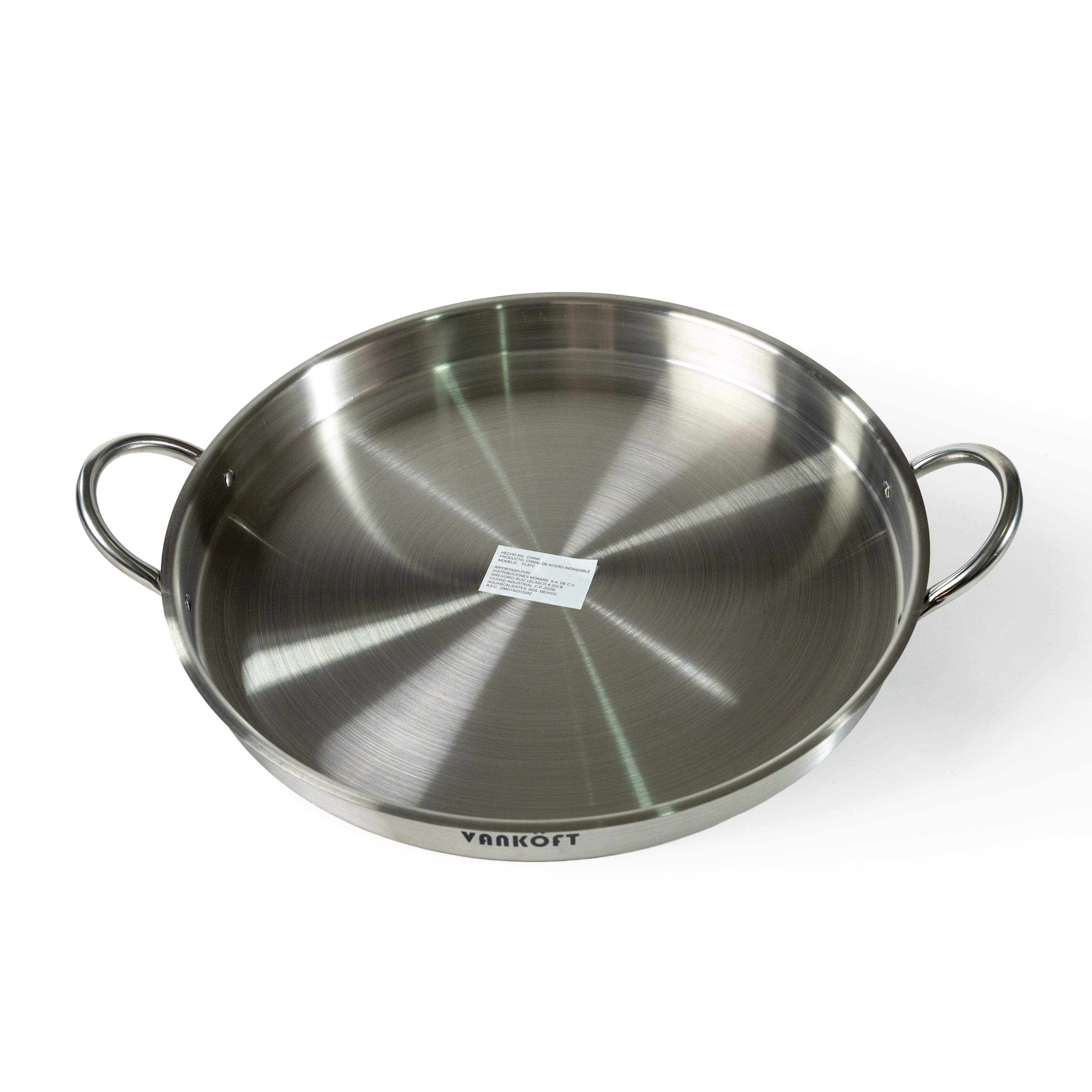 COMAL DE ACERO INOXIDABLE