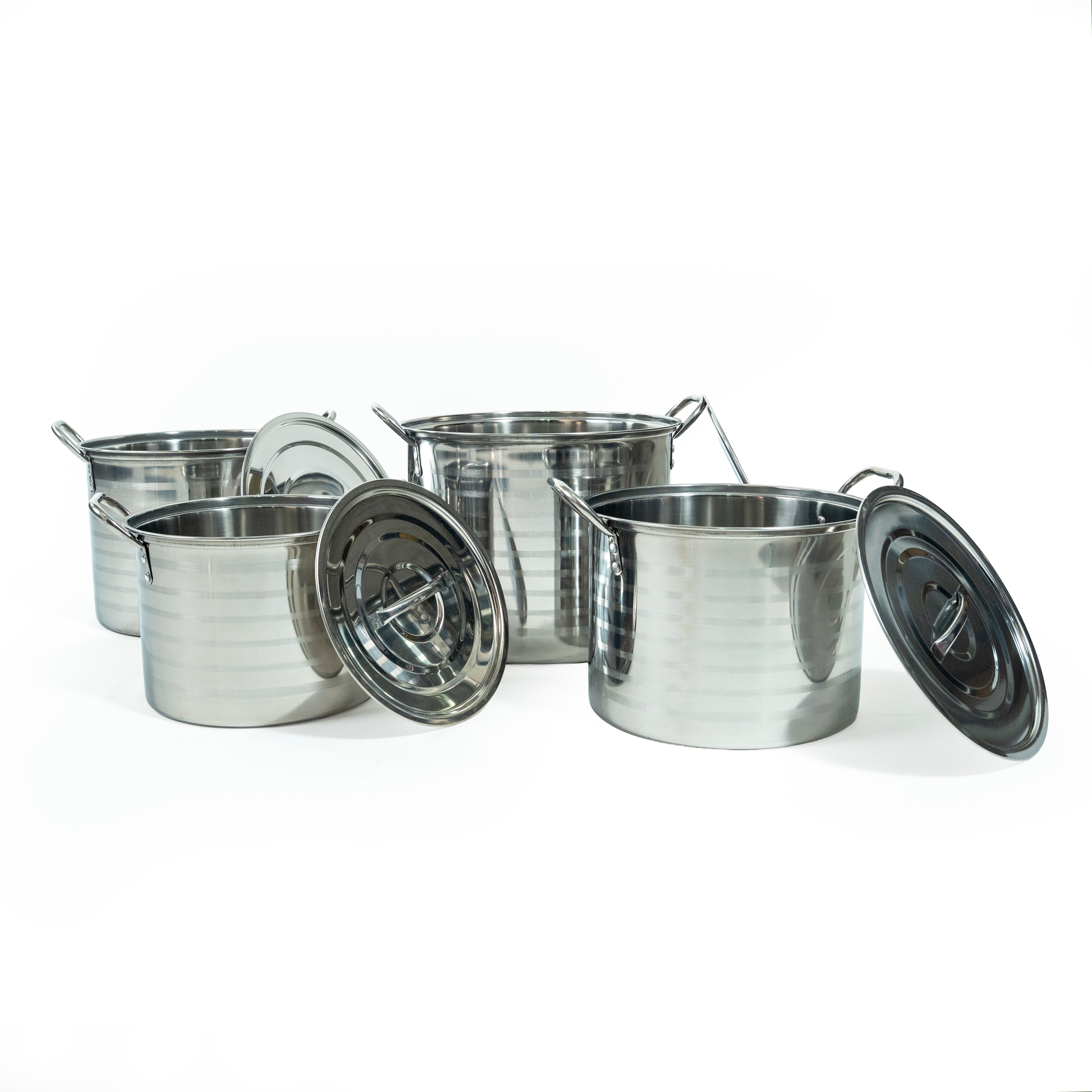 JUEGO STOCK POT SILVER LINE 8 PZ