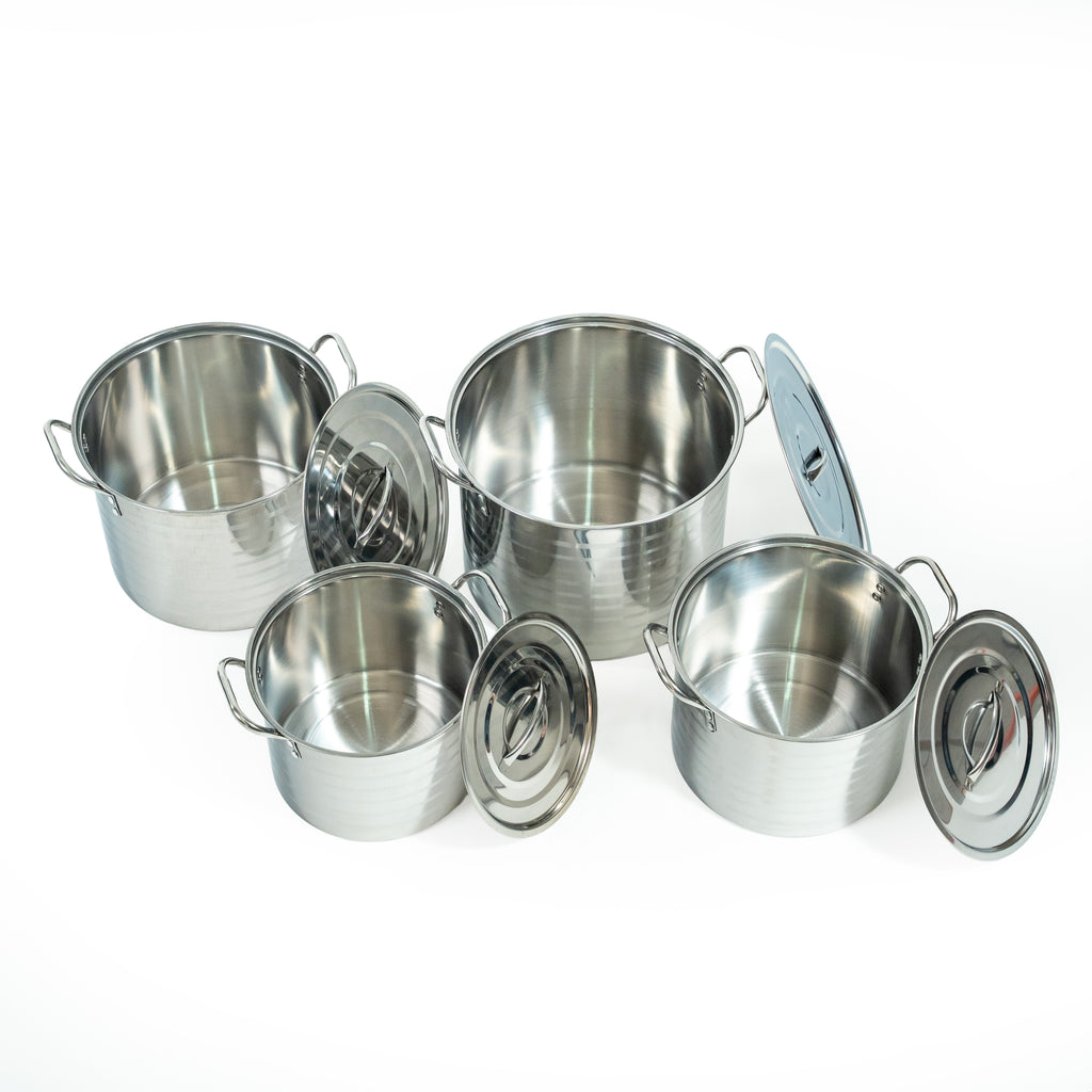 JUEGO STOCK POT SILVER LINE 8 PZ