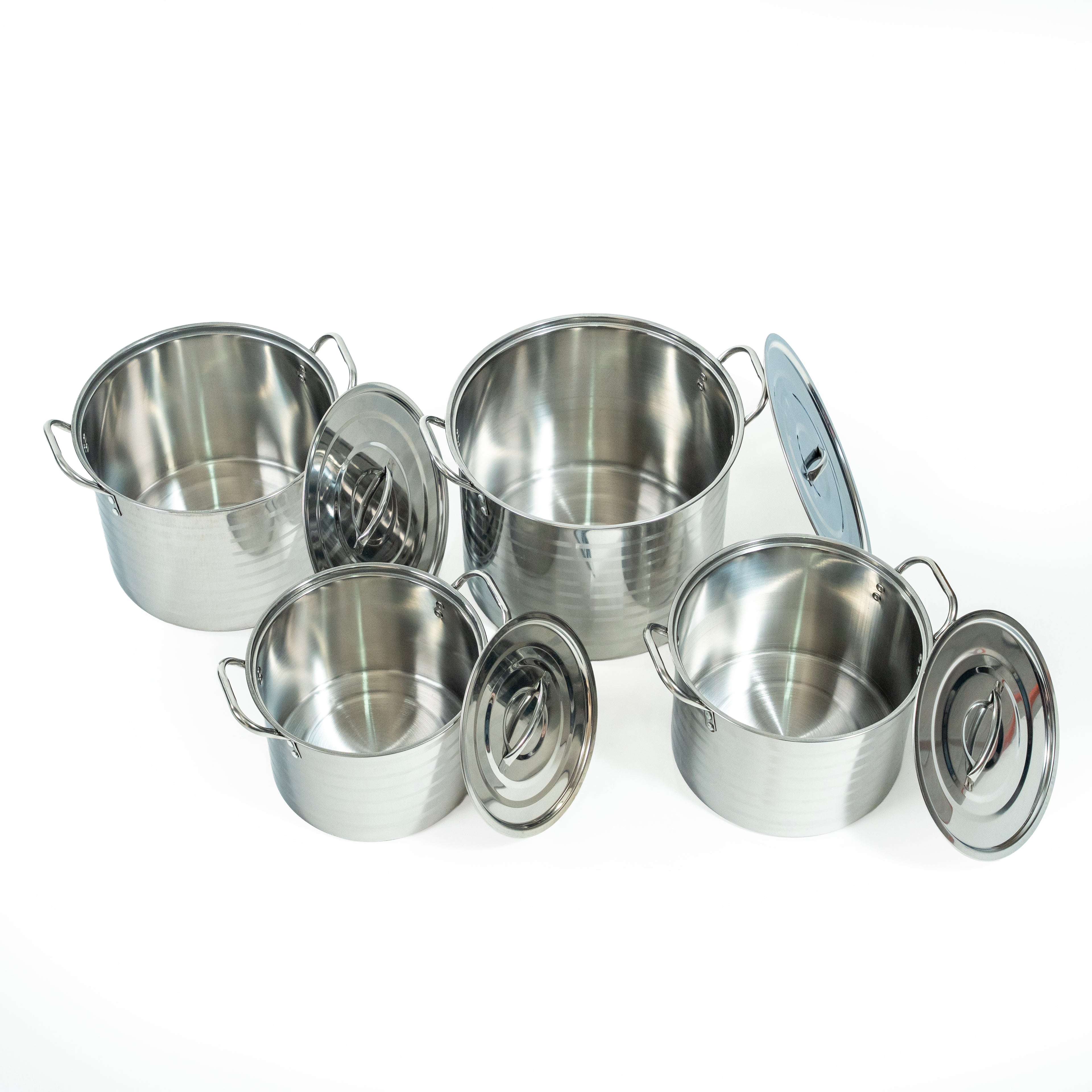 JUEGO STOCK POT SILVER LINE 8 PZ