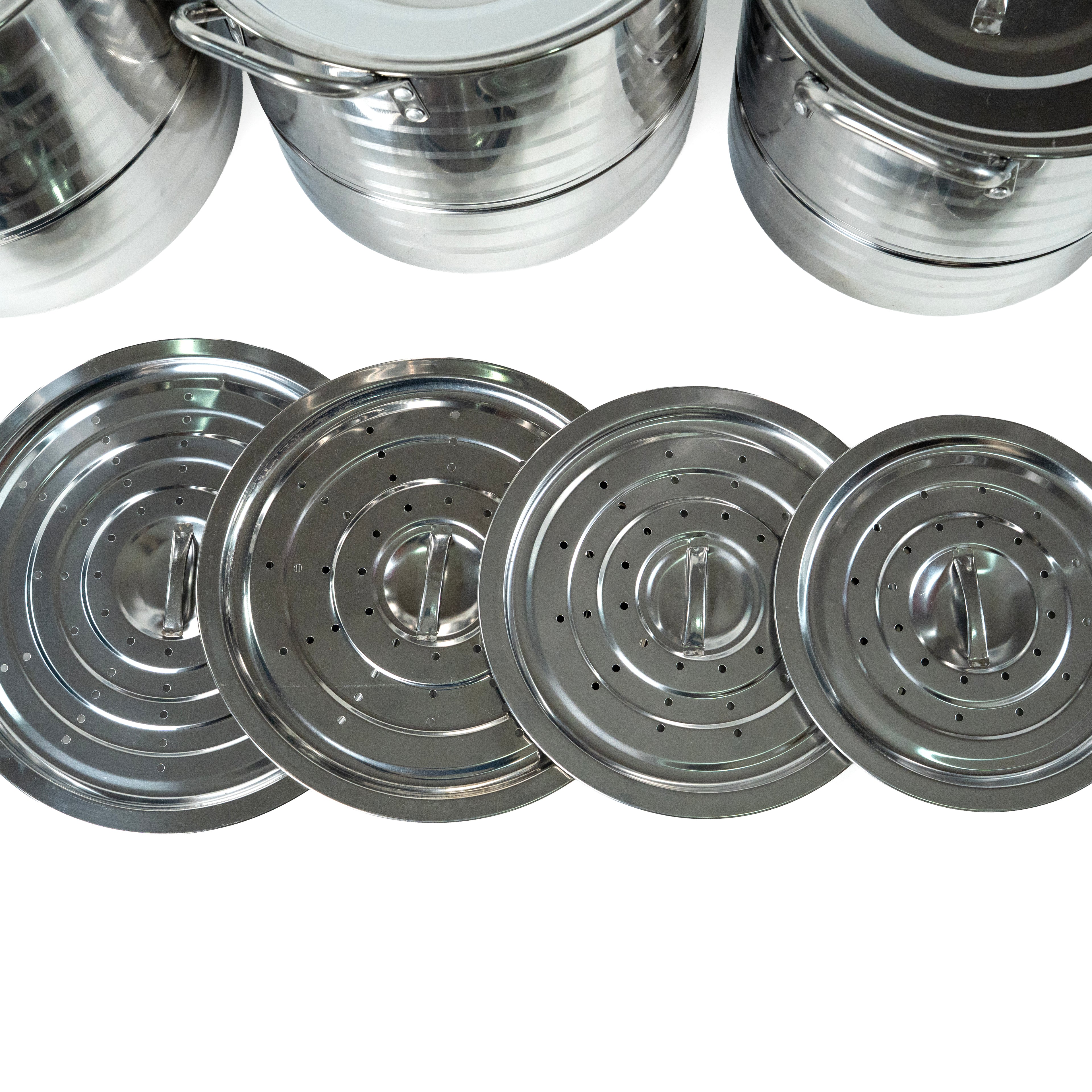 JUEGO DE STOCK POT CON VAPORERA