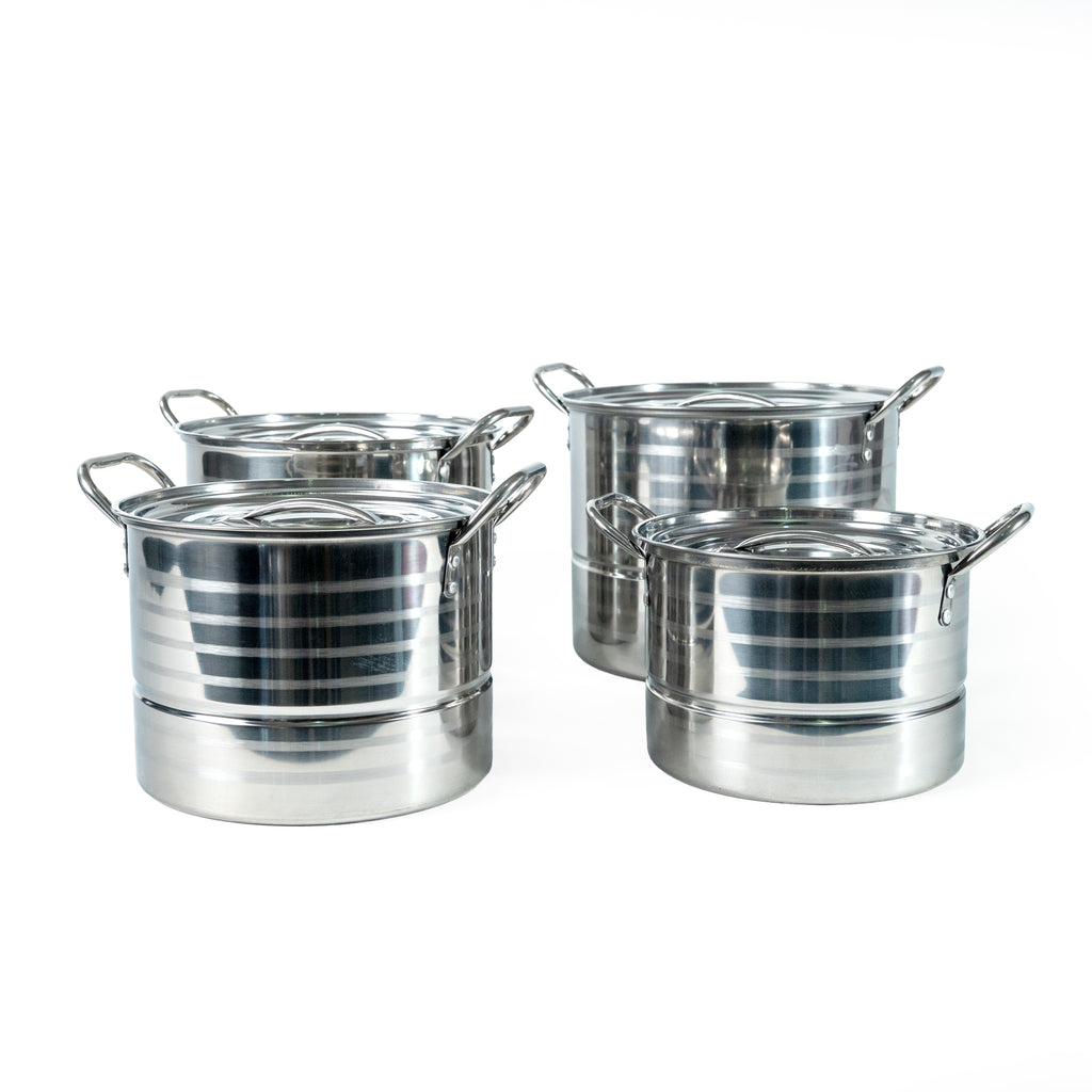 JUEGO DE STOCK POT CON VAPORERA