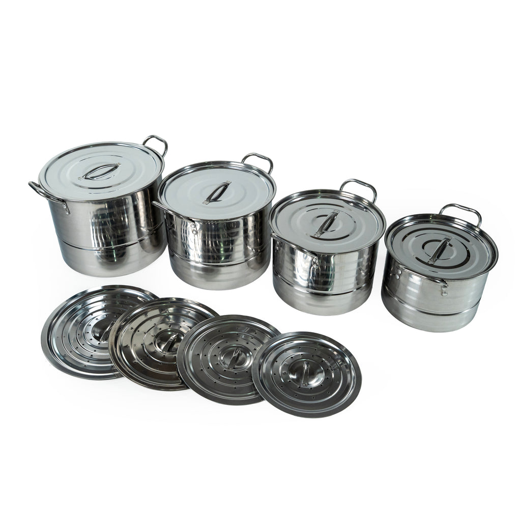 JUEGO DE STOCK POT CON VAPORERA