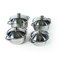JUEGO DE 4 BUDINERAS # 18,20,22 Y 24 A. INOX T/METAL
