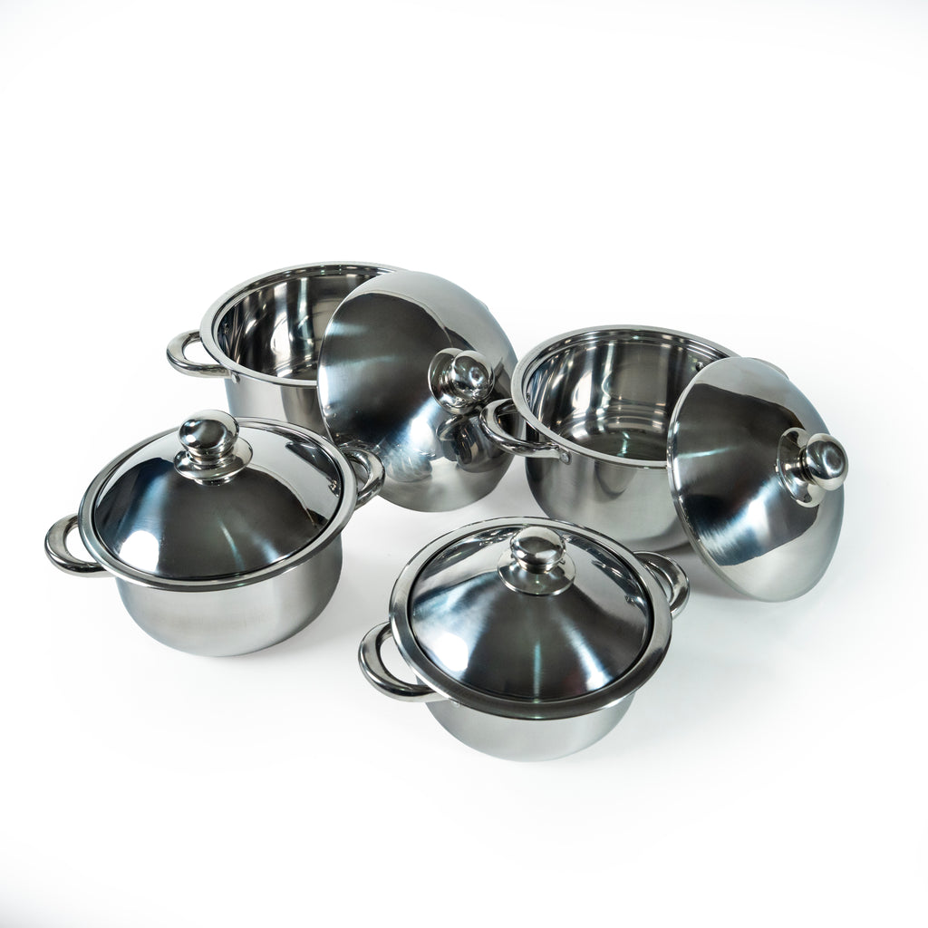 JUEGO DE 4 BUDINERAS # 18,20,22 Y 24 A. INOX T/METAL