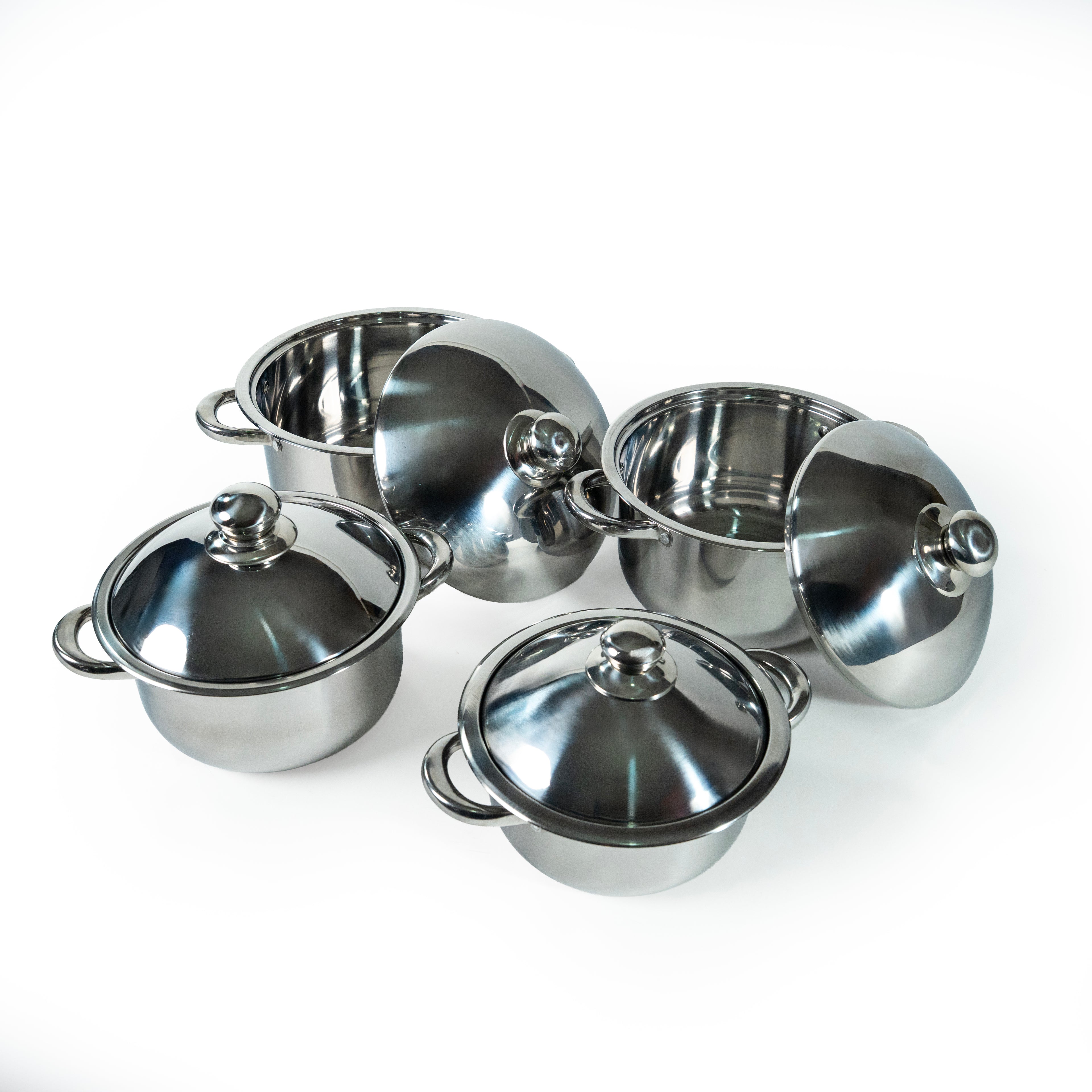 JUEGO DE 4 BUDINERAS # 18,20,22 Y 24 A. INOX T/METAL