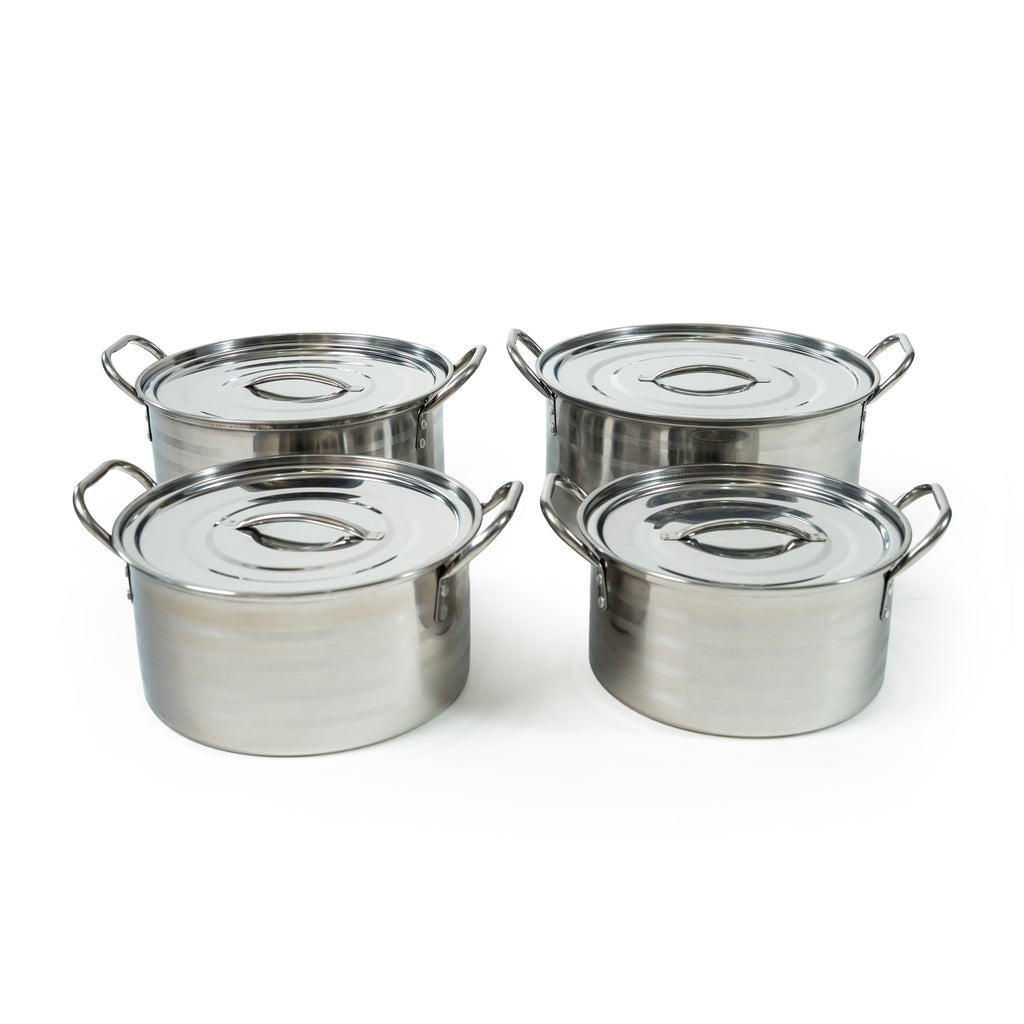 JUEGO DE 4 BUDINERAS SILVER LINE 8 PZ