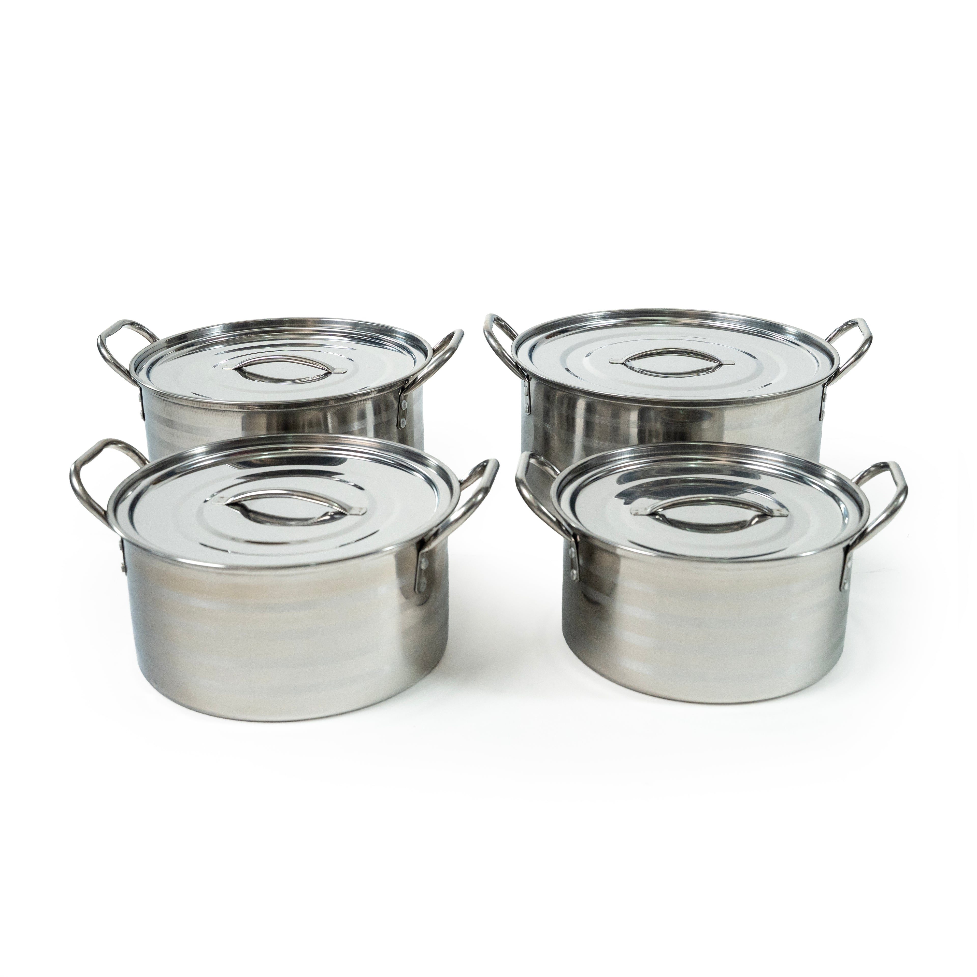 JUEGO DE 4 BUDINERAS SILVER LINE 8 PZ