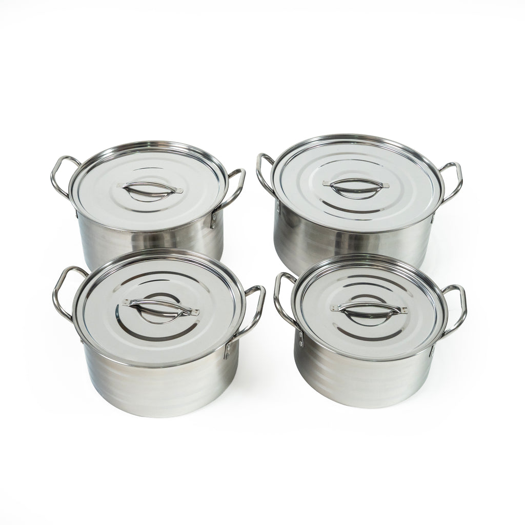 JUEGO DE 4 BUDINERAS SILVER LINE 8 PZ
