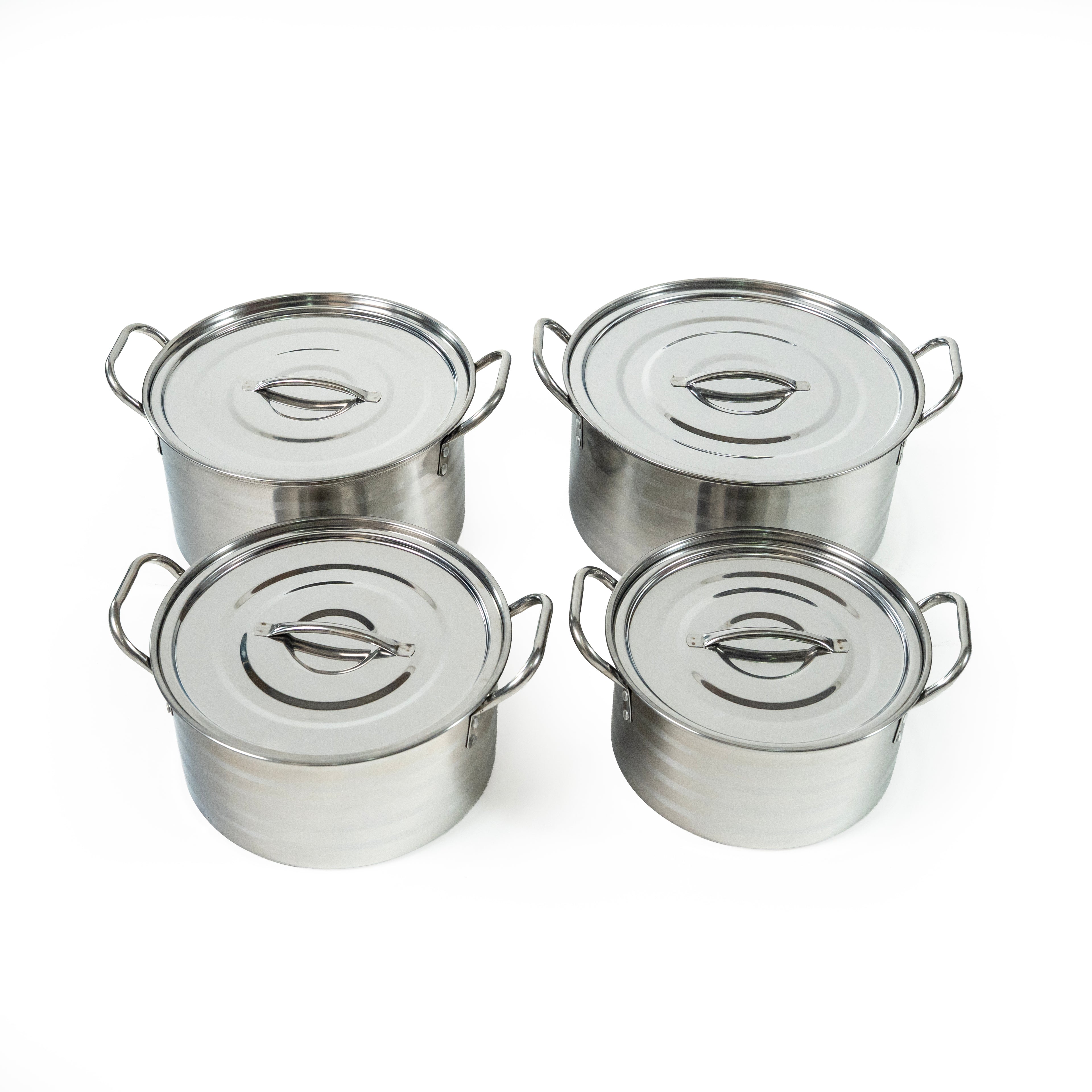 JUEGO DE 4 BUDINERAS SILVER LINE 8 PZ