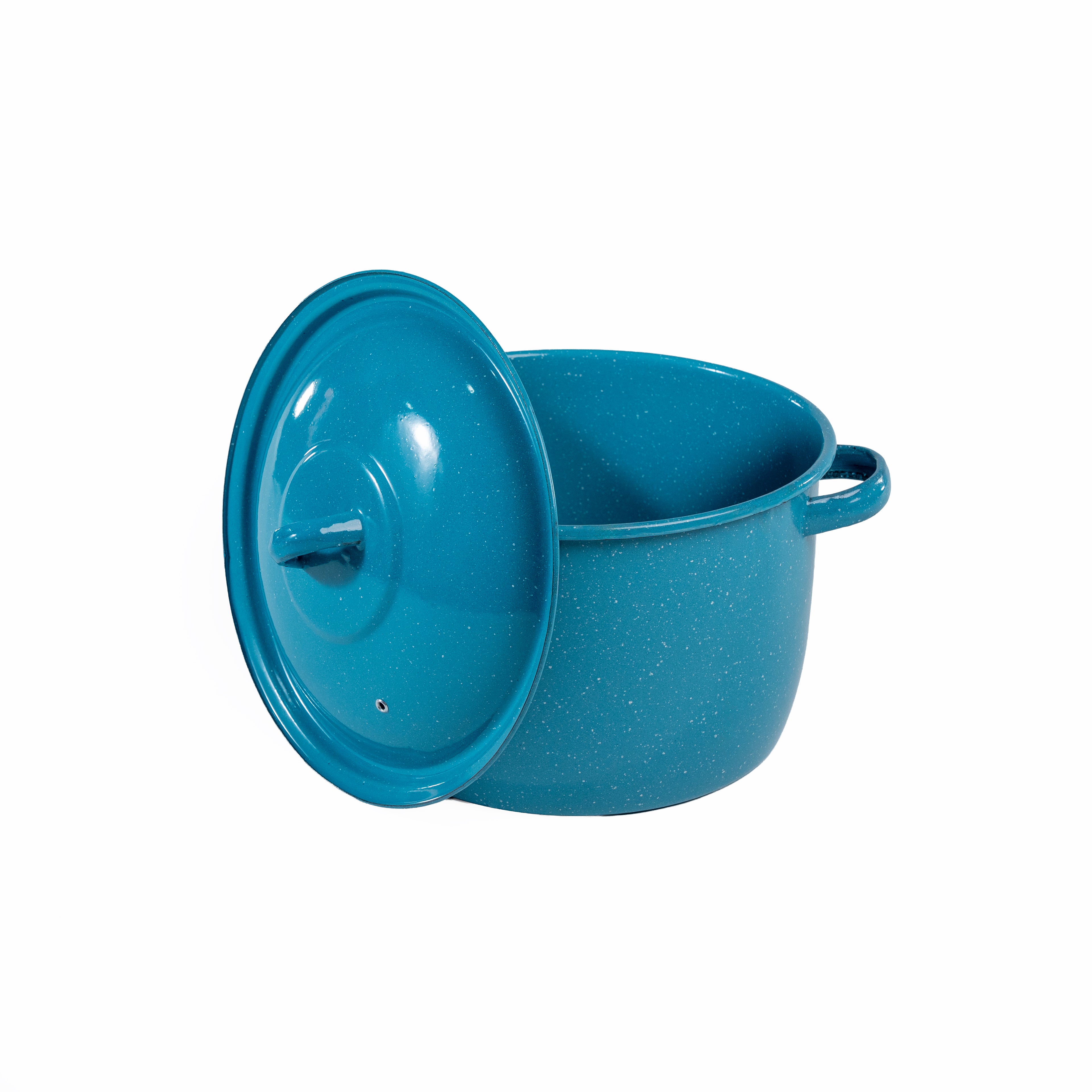 OLLA RECTA NO. 26 C/TAPA AZUL TURQUESA (Caja con 4 piezas)