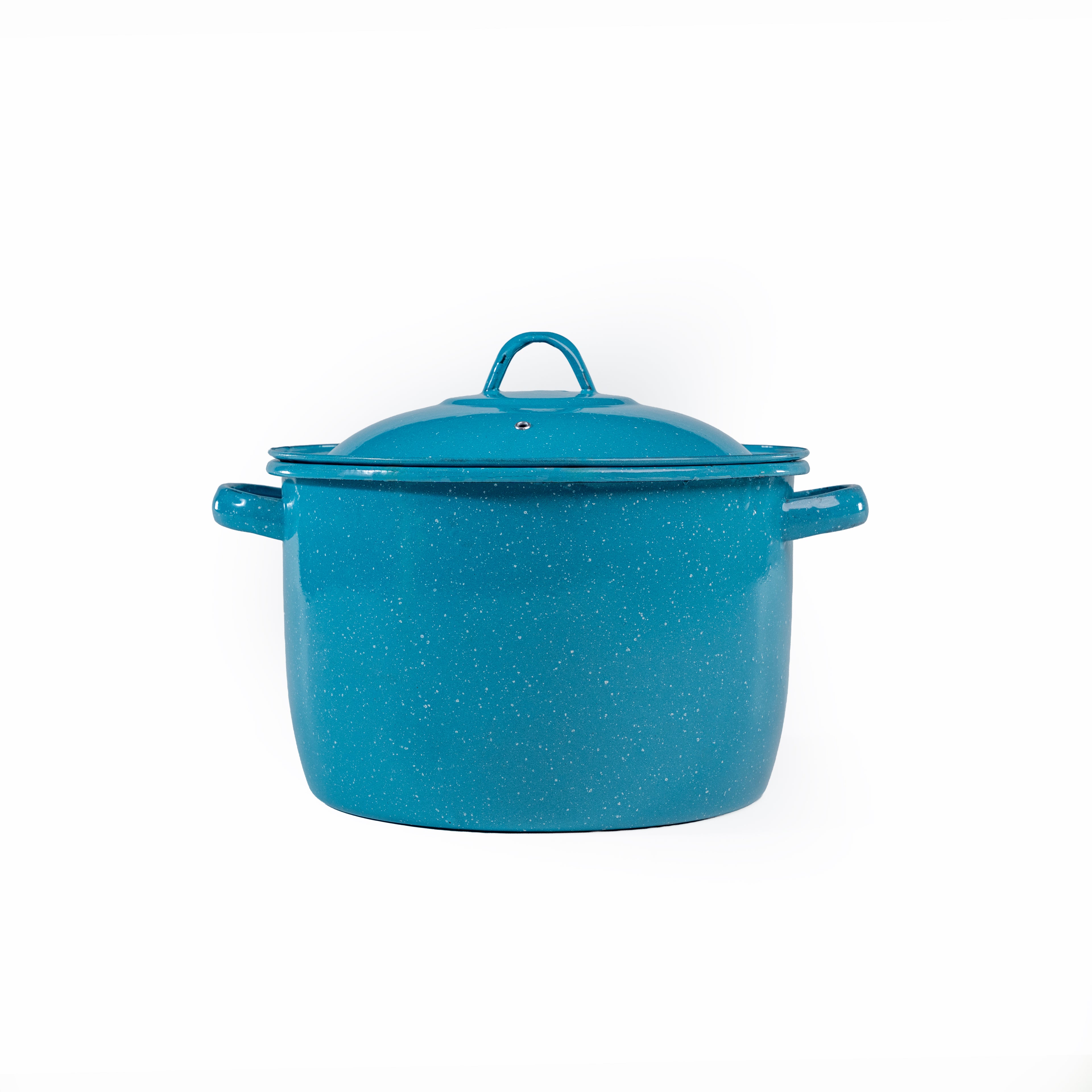 OLLA RECTA NO. 26 C/TAPA AZUL TURQUESA (Caja con 4 piezas)