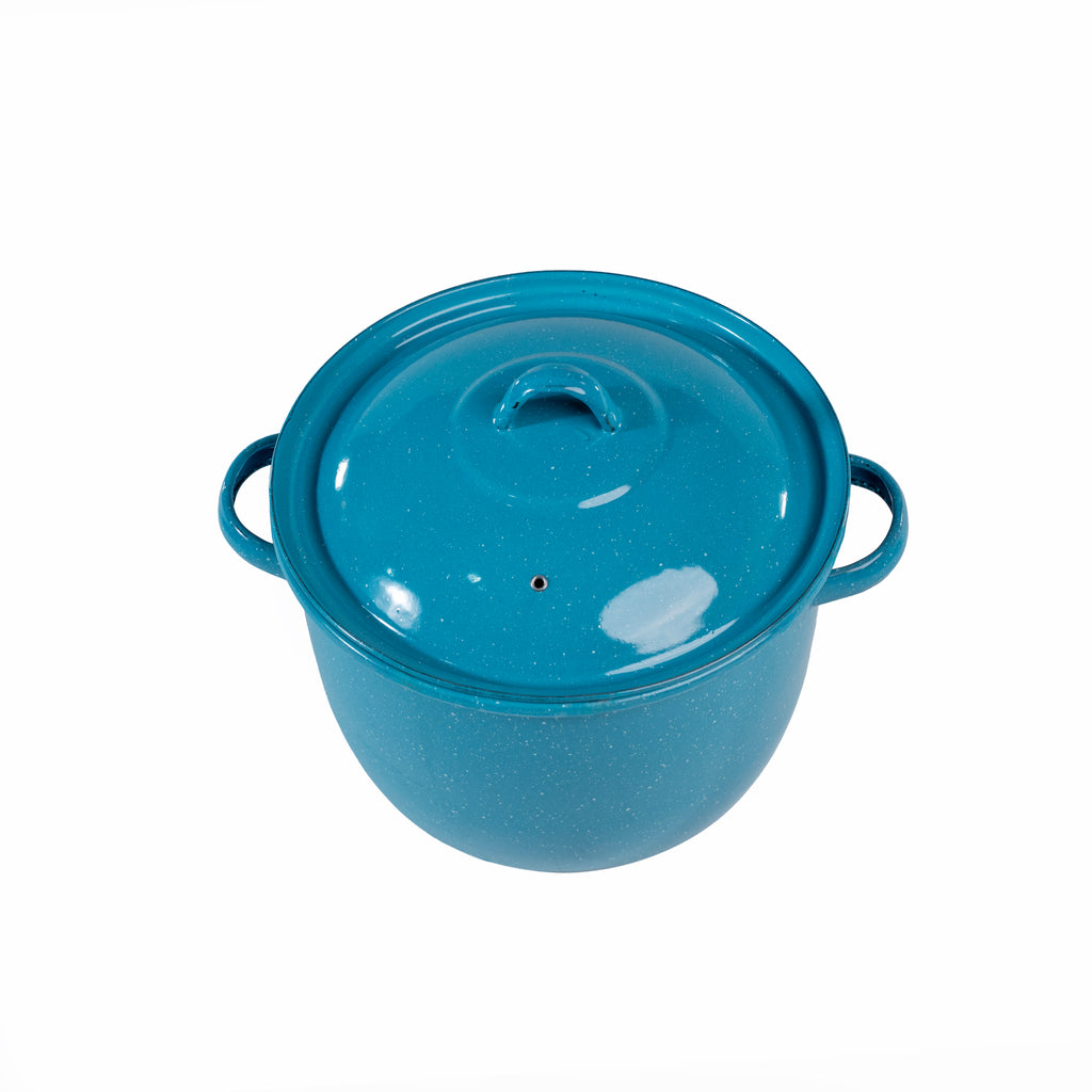 OLLA RECTA NO. 26 C/TAPA AZUL TURQUESA (Caja con 4 piezas)