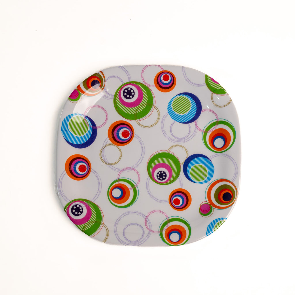 PLATO CUADRADO 9.5" (Caja con 60 piezas)