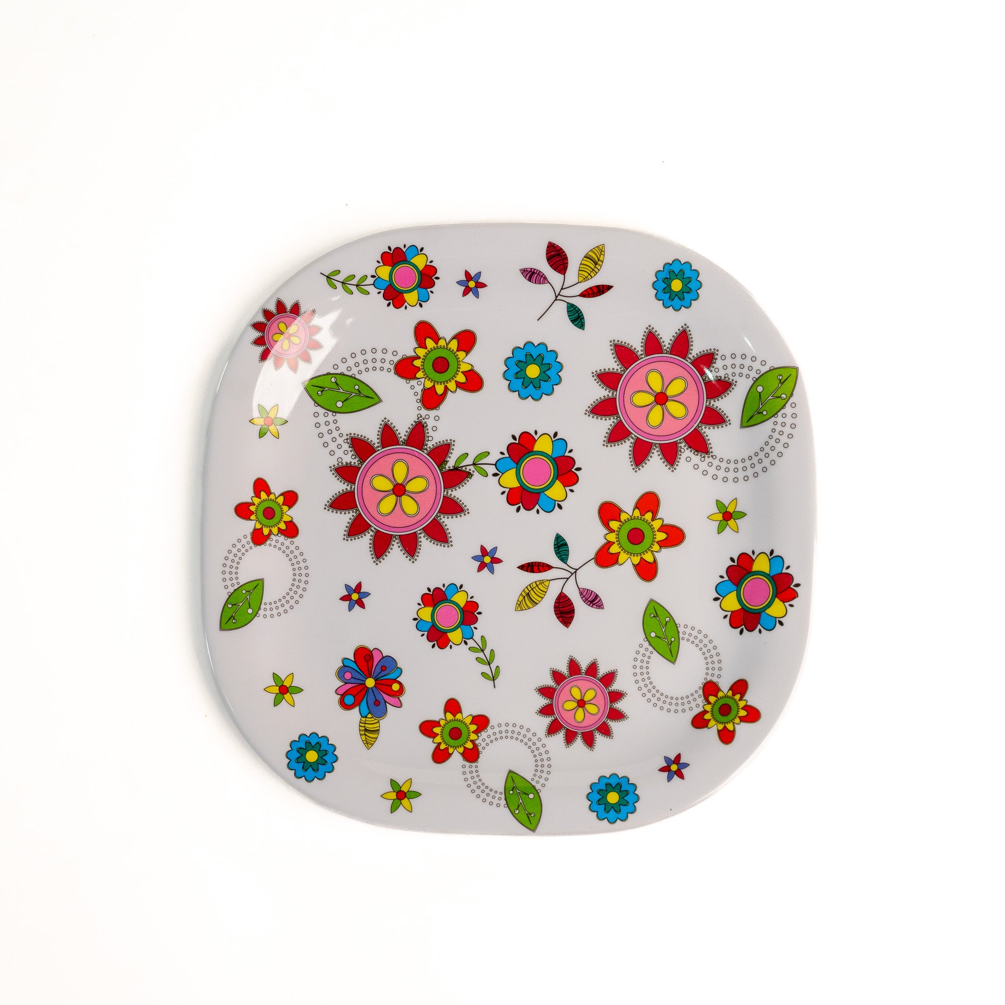 PLATO CUADRADO 9.5" (Caja con 60 piezas)