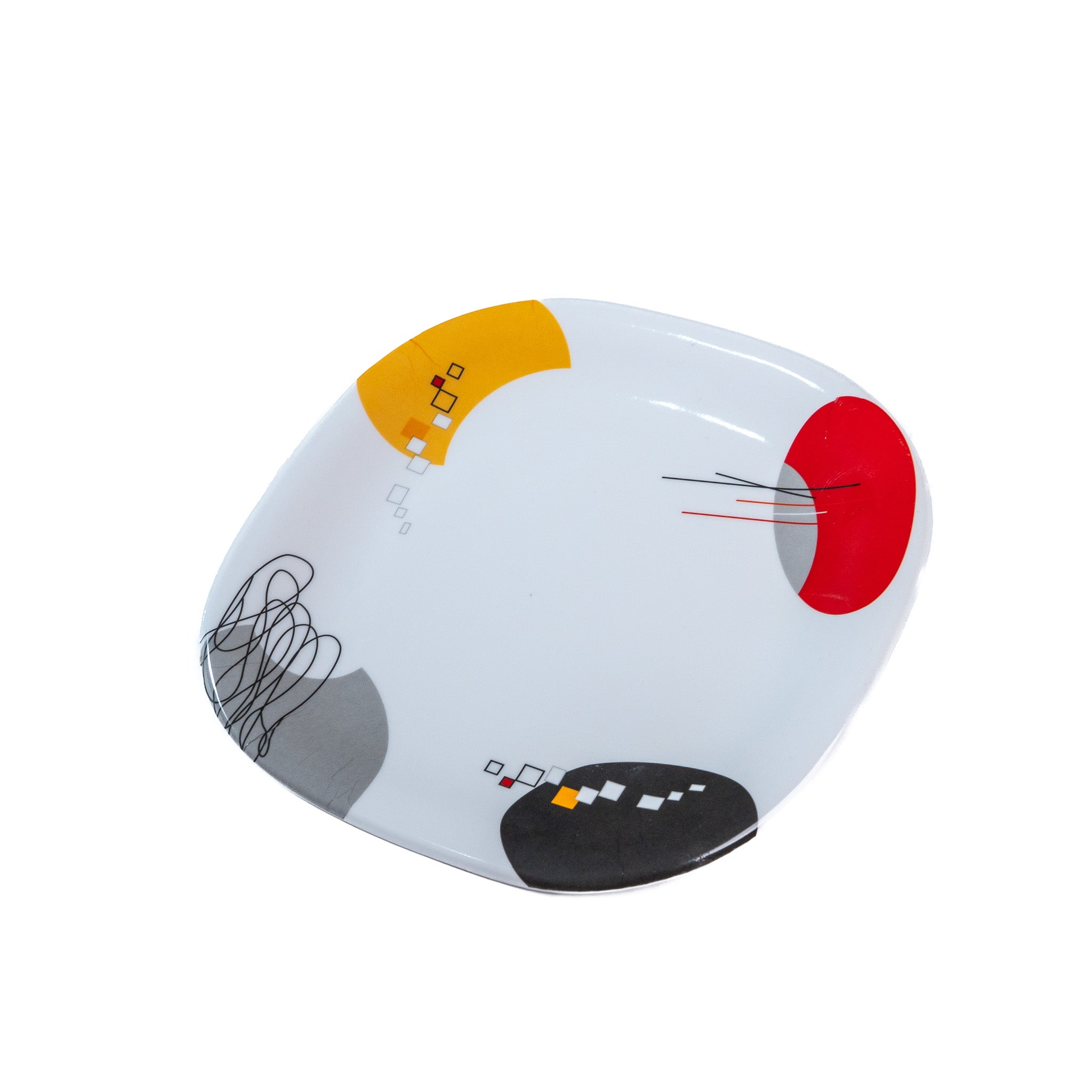 PLATO CUADRADO 9.5" (Caja con 120 piezas)