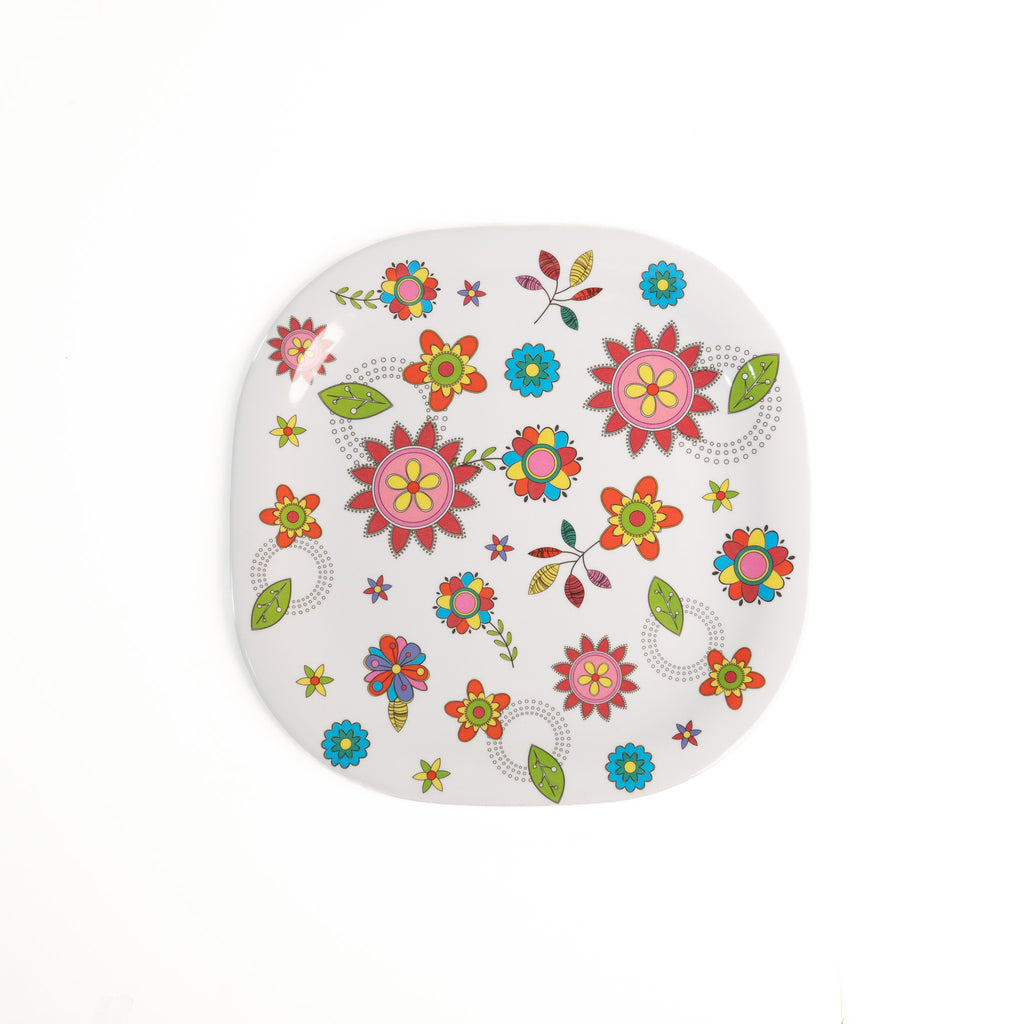 PLATO CUADRADO 11" (Caja con 60 piezas)