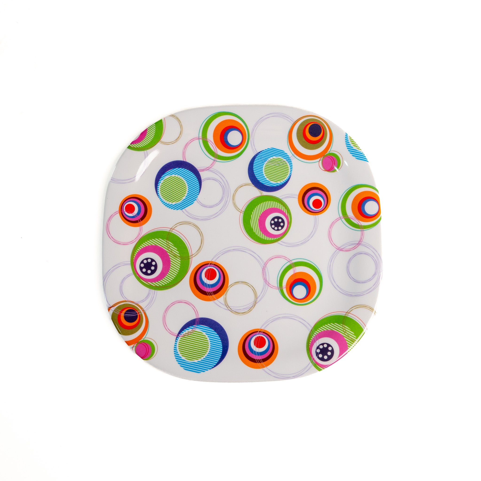 PLATO CUADRADO 11" (Caja con 60 piezas)
