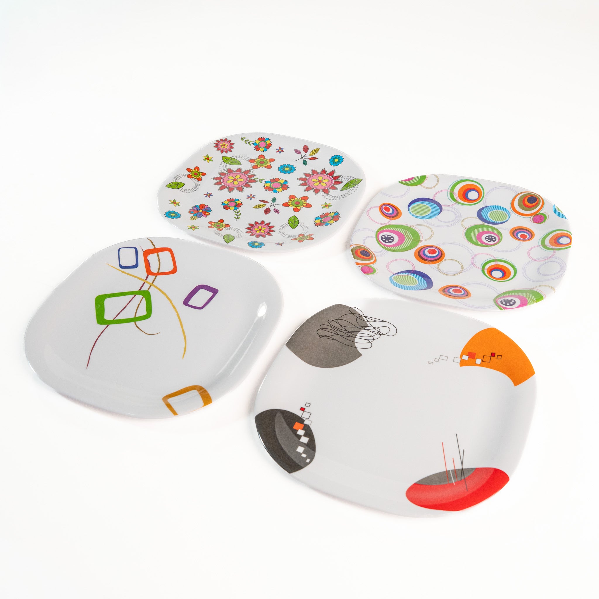 PLATO CUADRADO 11" (Caja con 60 piezas)