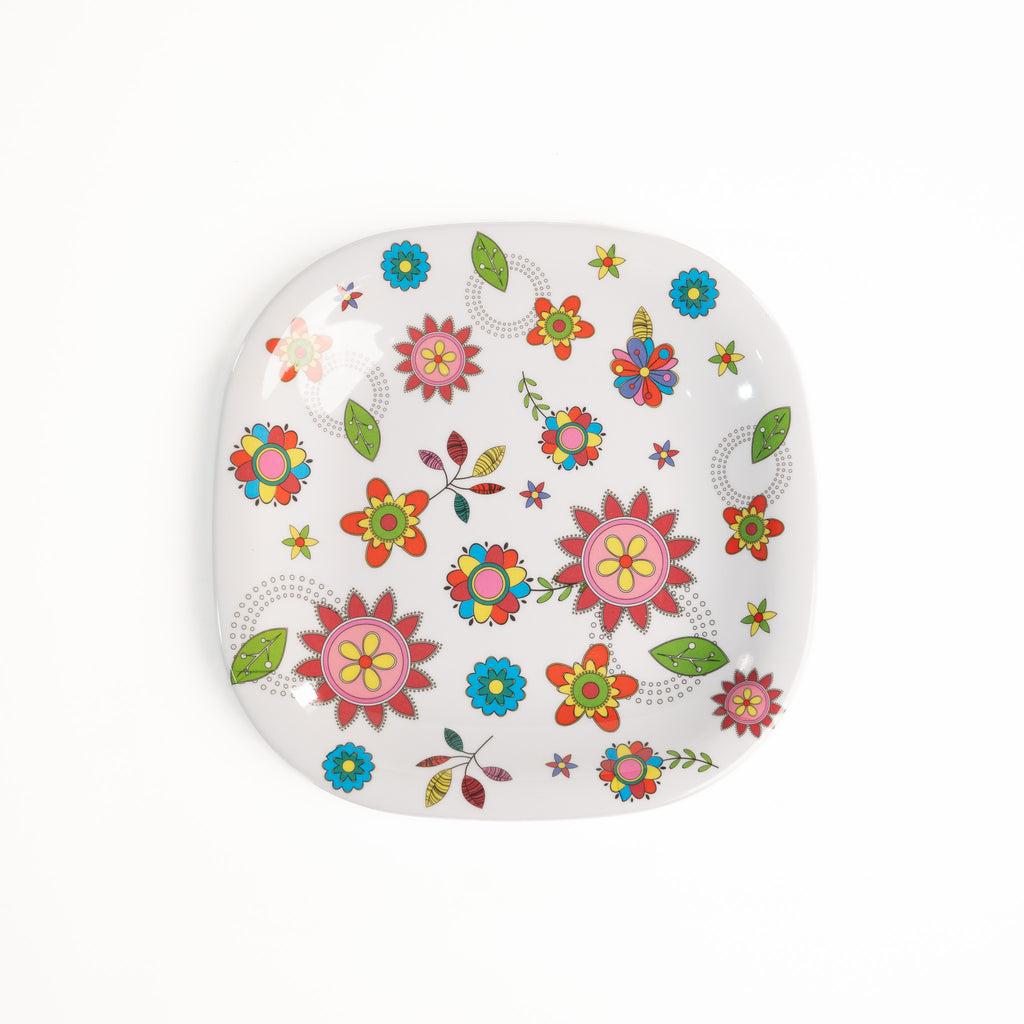 PLATO HONDO CUADRADO 9.5" (Caja con 60 piezas)