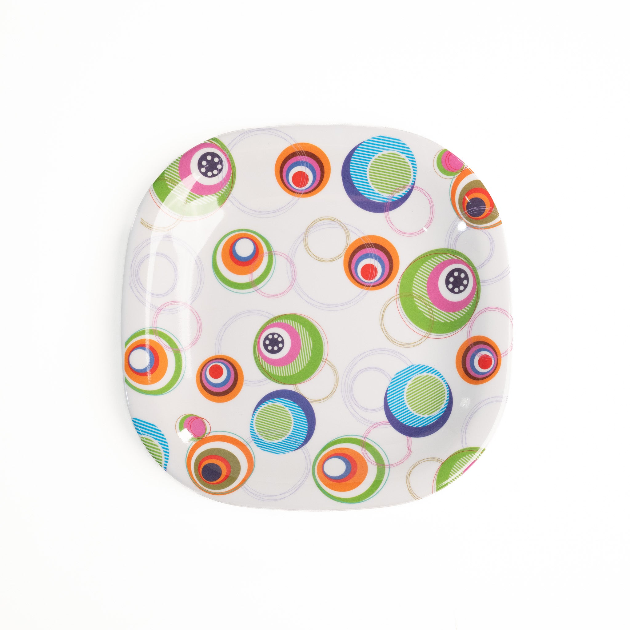 PLATO HONDO CUADRADO 9.5" (Caja con 60 piezas)