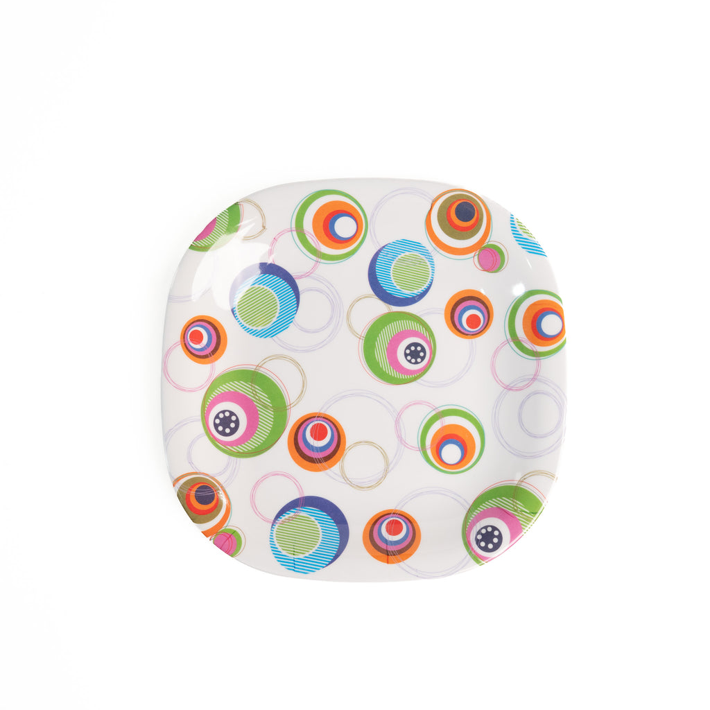 PLATO HONDO CUADRADO 11" (Caja con 60 piezas)