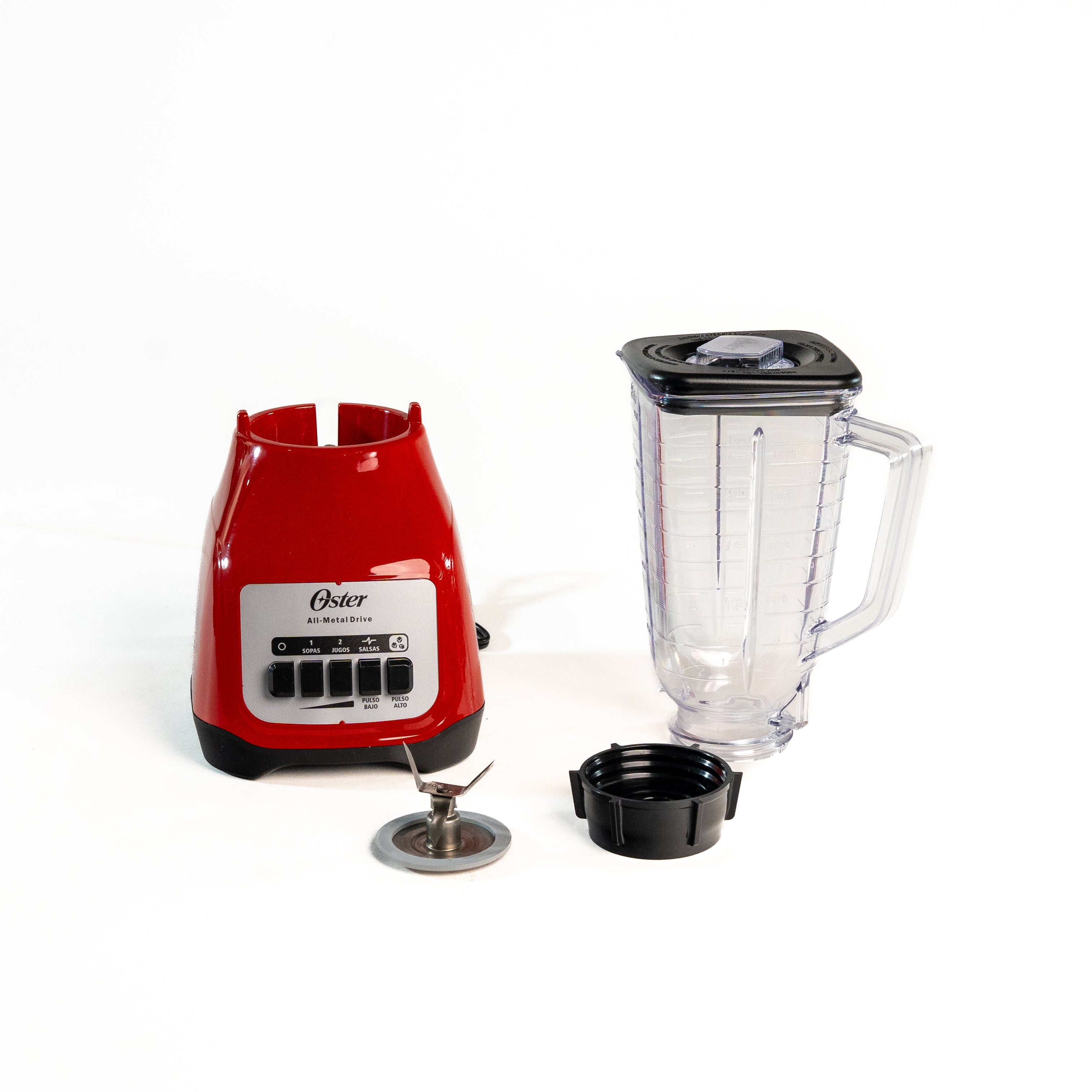LICUADORA OS 2 VELOCIDADES PB ROJA V/PLASTICO