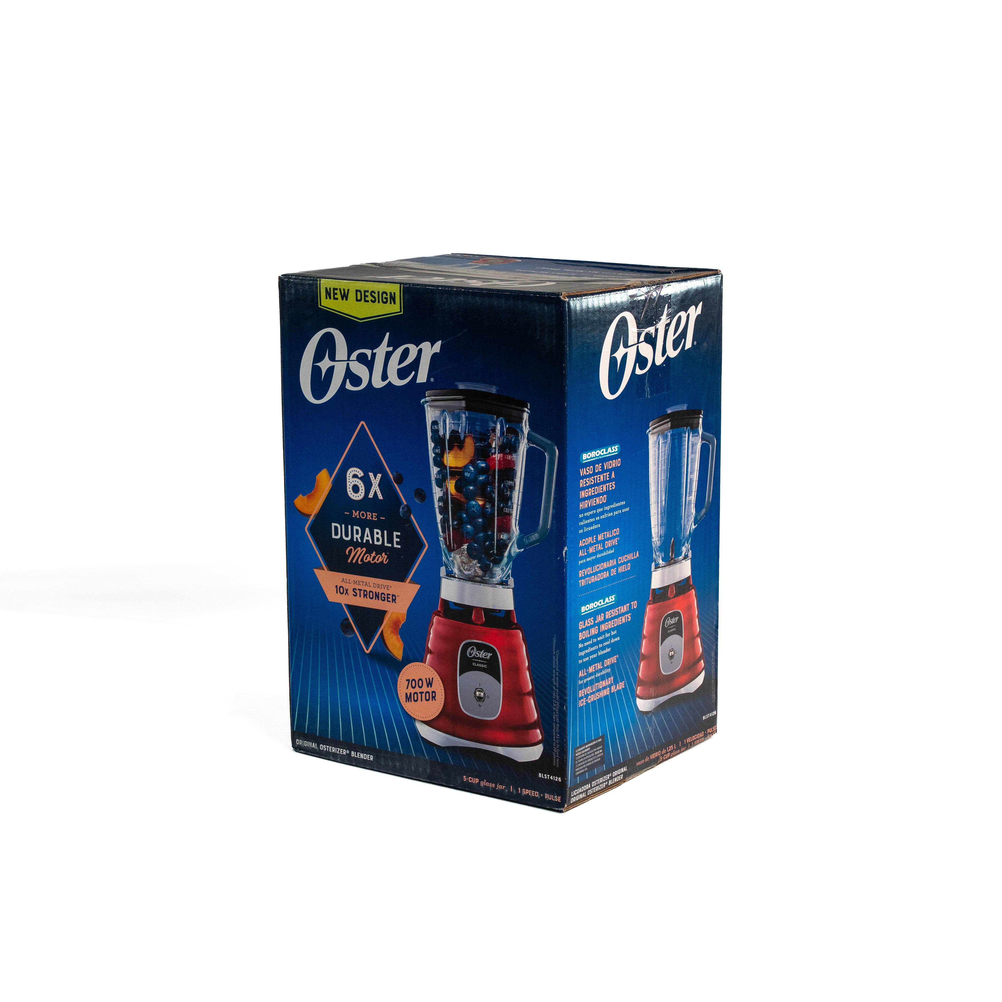 LICUADORA CLASICA OSTER PALANCA ROJA