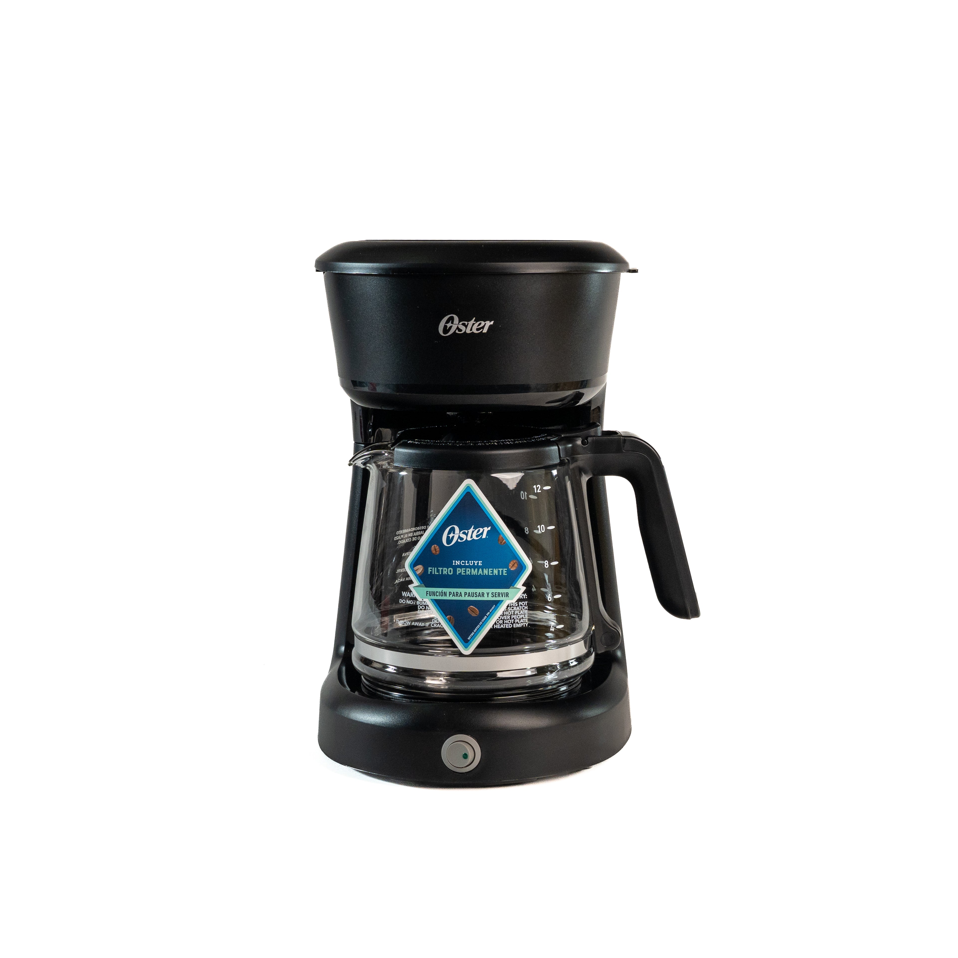 CAFETERA OSTER 12 TAZAS FILTRO PERMANENTE