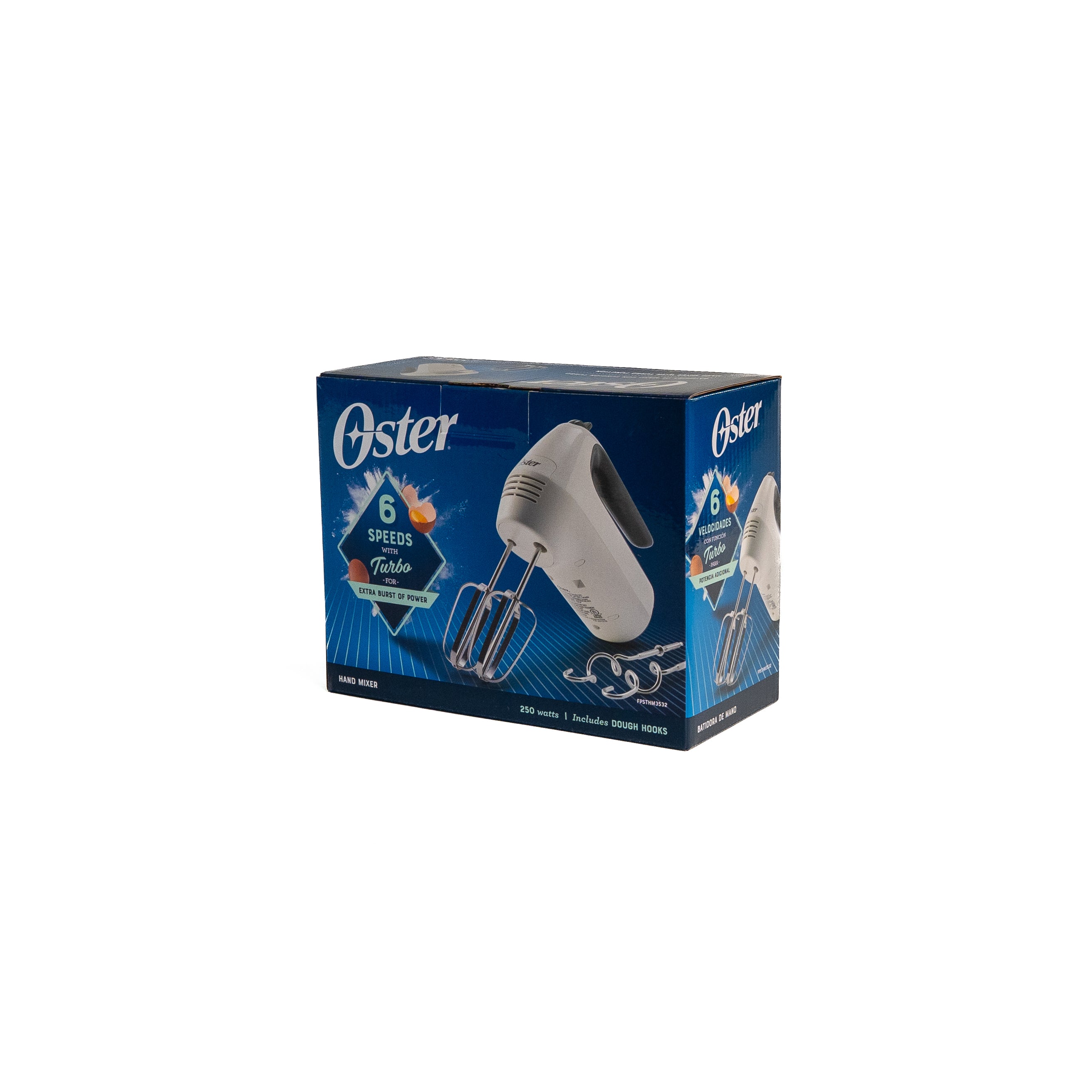BATIDORA DE MANO BLANCA 6 VEL. 250W OSTER