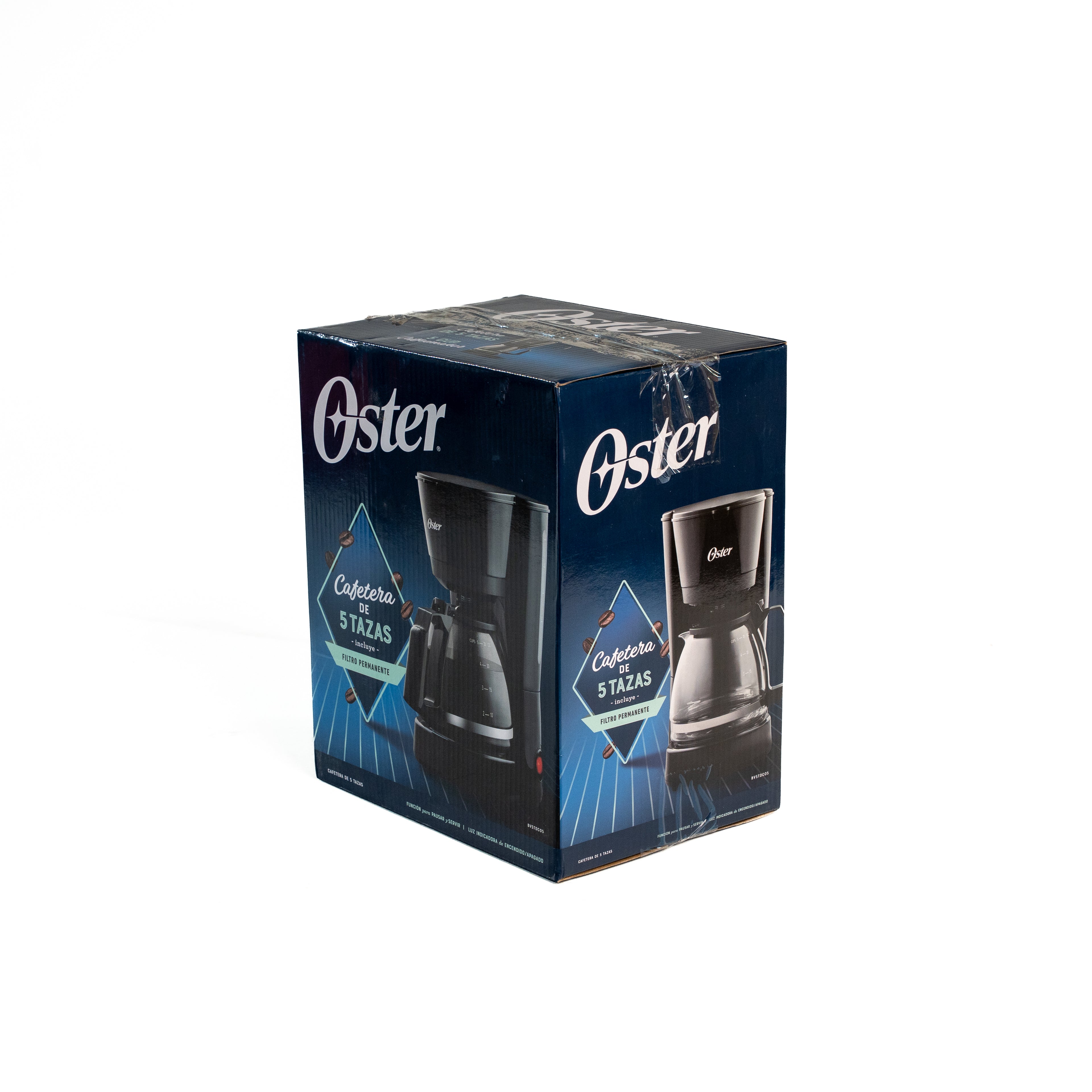 CAFETERA 5 TAZAS NEGRA OSTER