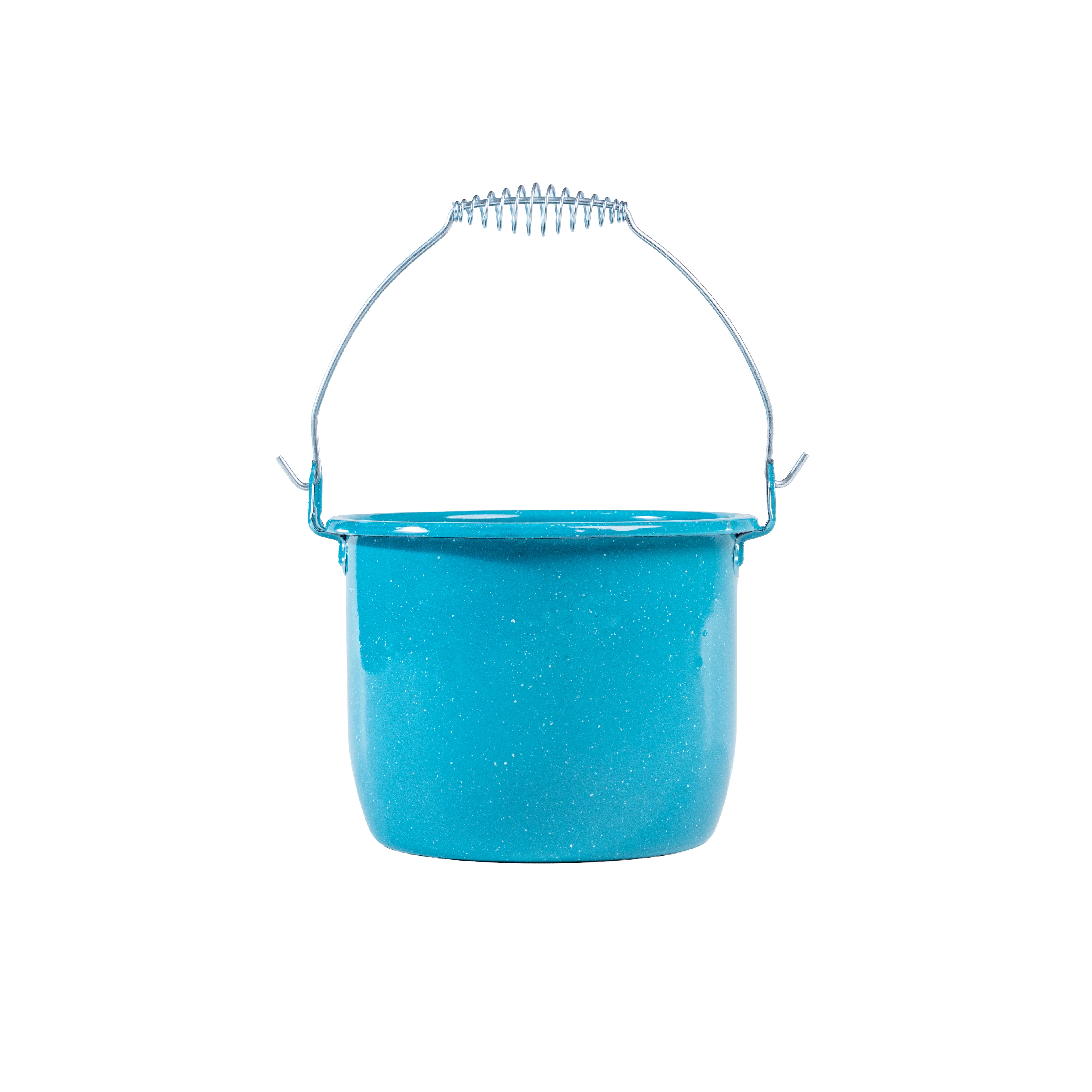 VASO LECHERO NO. 18 AZUL TURQUESA (Caja con 8 piezas)