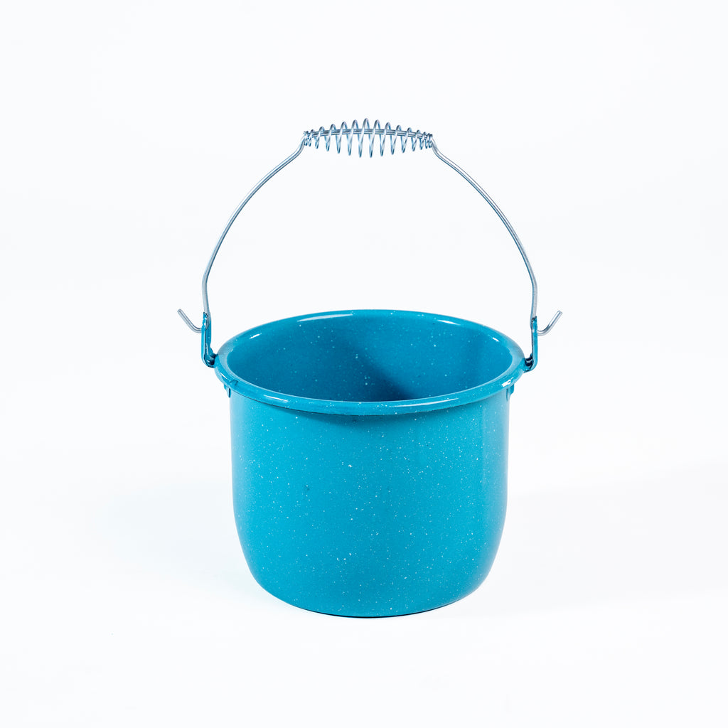 VASO LECHERO NO. 18 AZUL TURQUESA (Caja con 8 piezas)