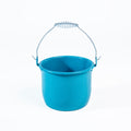 VASO LECHERO NO. 18 AZUL TURQUESA (Caja con 8 piezas)