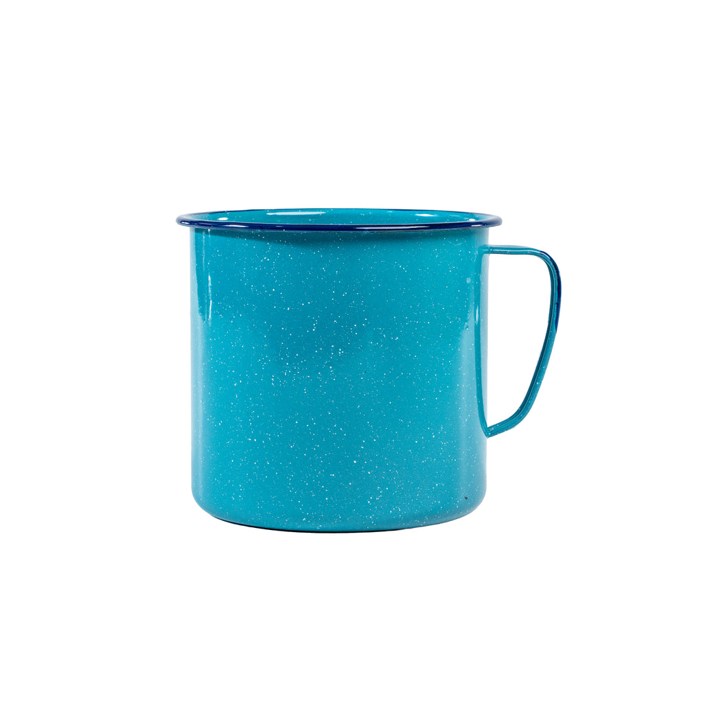 VASO RECTO 18 AZUL TURQUEZA TRES (Caja con 6 piezas)