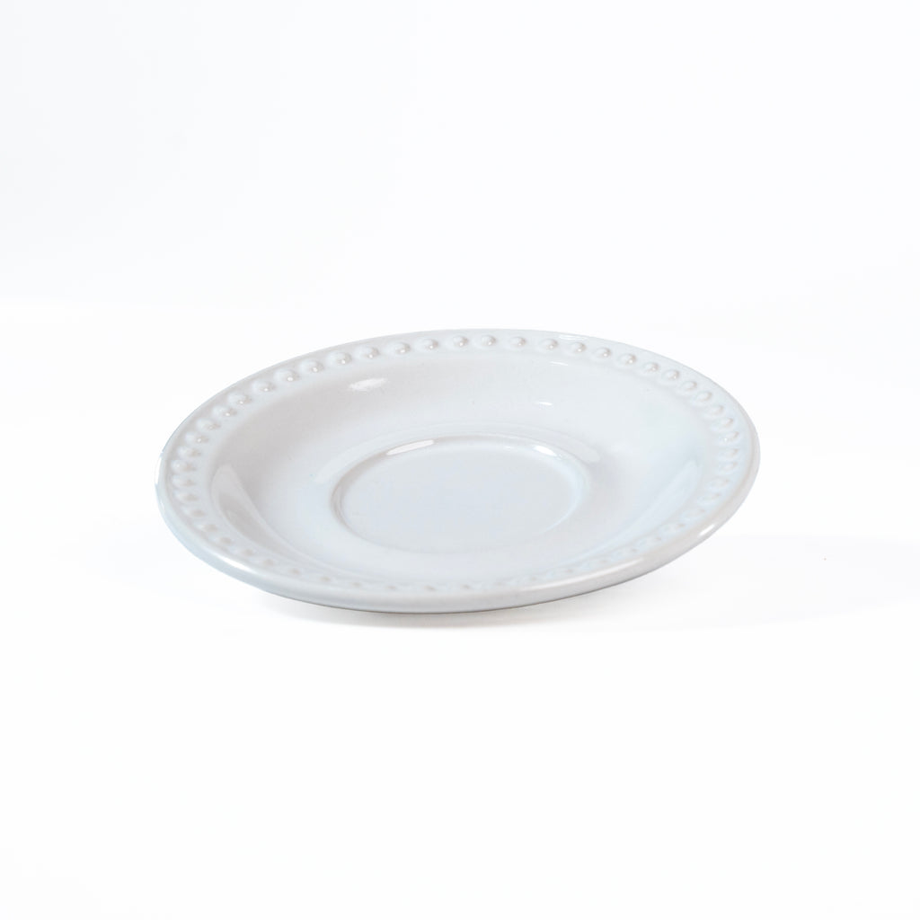 PLATO PARA TAZA EMBOSS MAUVE (Caja con 24 piezas)