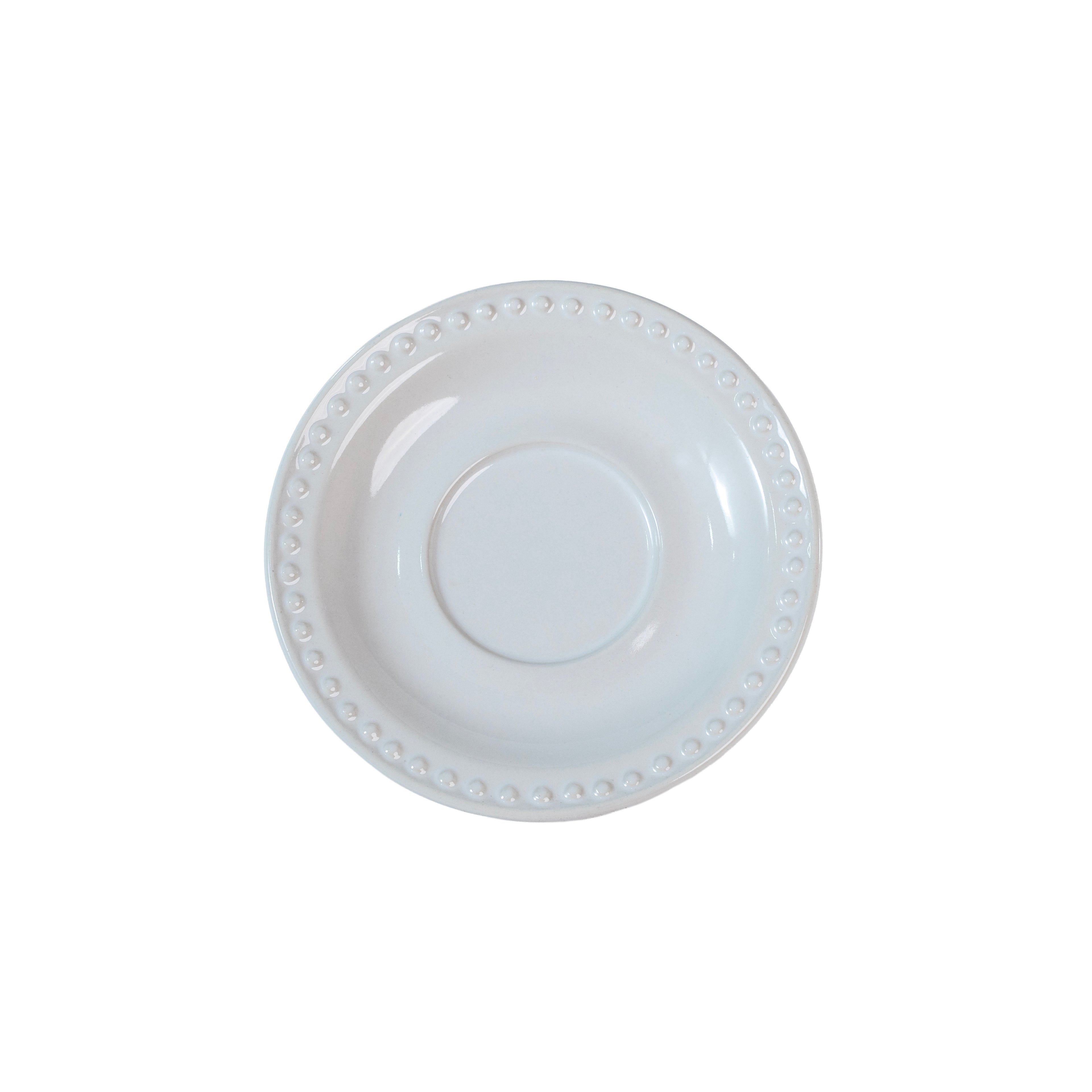 PLATO PARA TAZA EMBOSS MAUVE (Caja con 24 piezas)