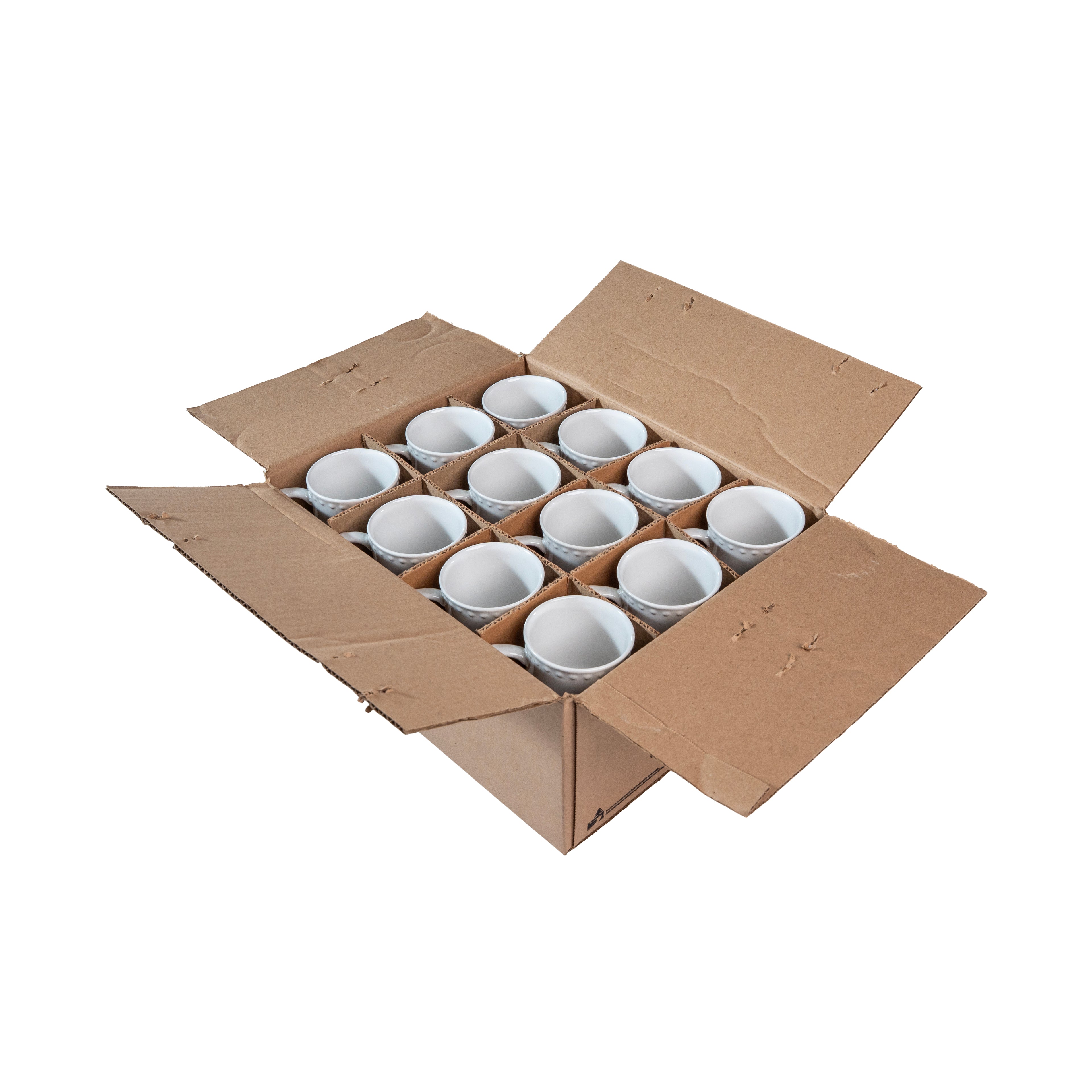 TAZA EMBOSS MAUVE (Caja con 24 piezas)