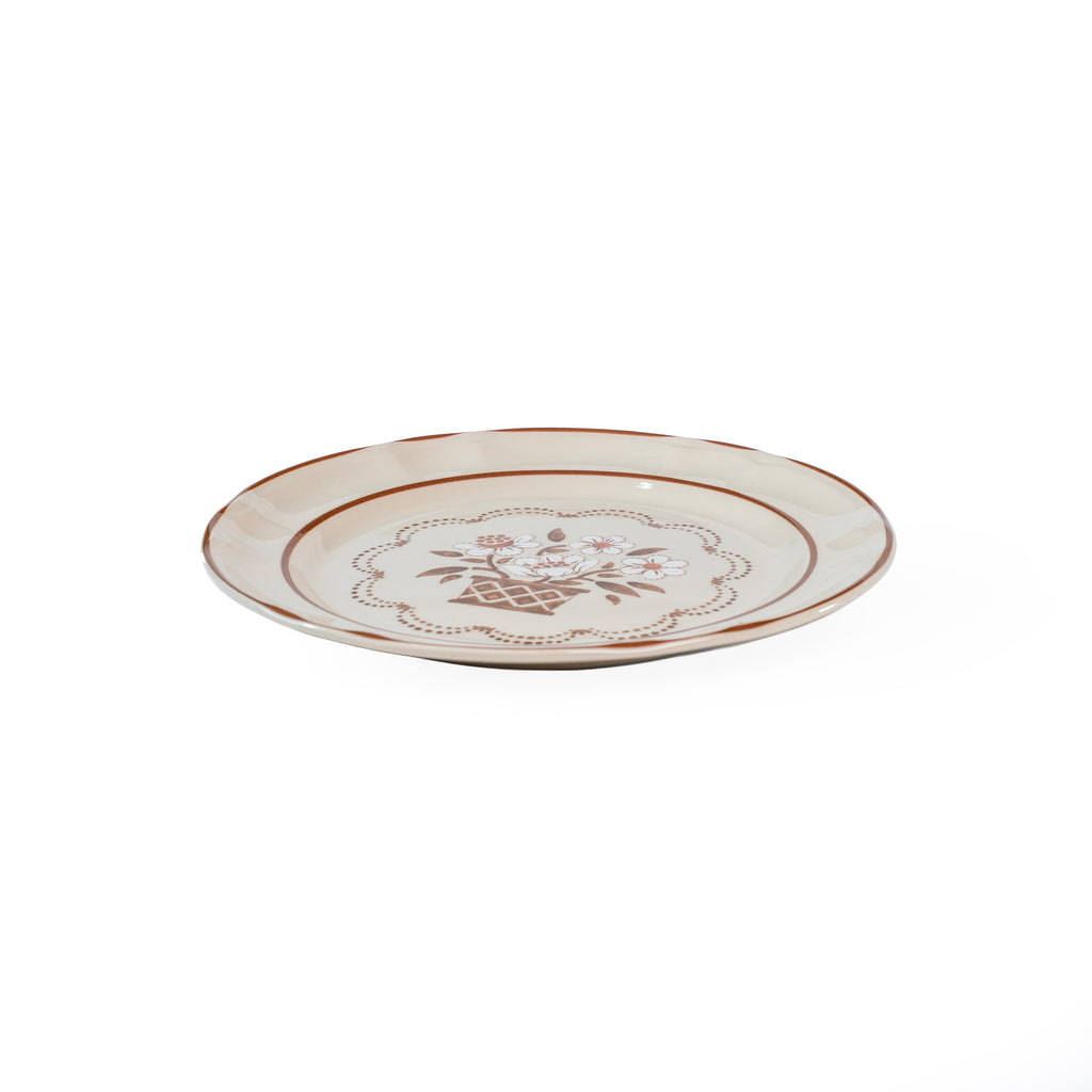 PLATO TRINCHE FLOR DE OTOÑO (Caja con 24 piezas)