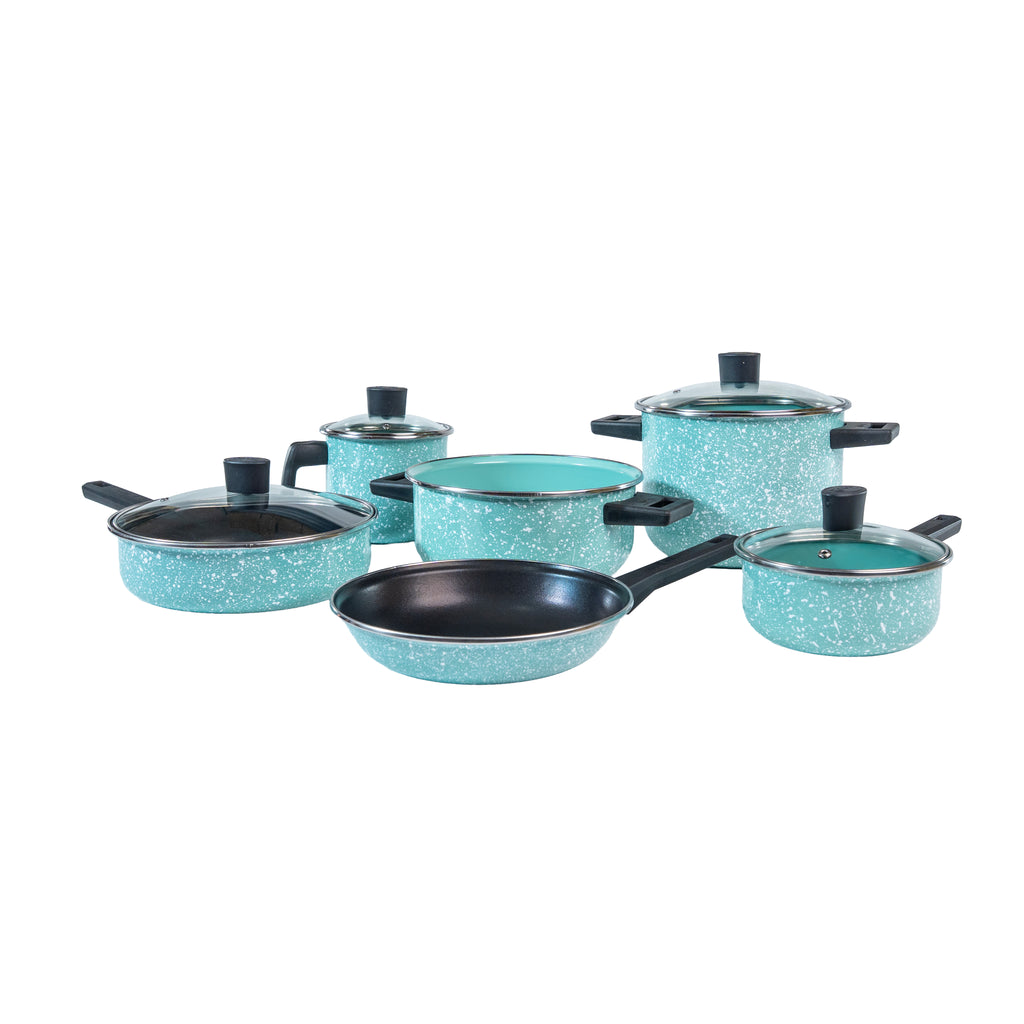 BATERIA EUROPEA GRANITO JADE MENTA (Caja con 10 piezas)