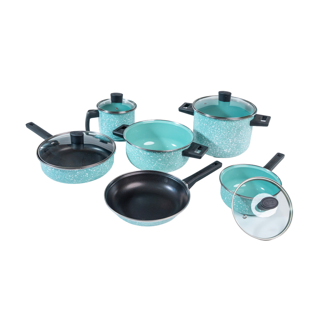 BATERIA EUROPEA GRANITO JADE MENTA (Caja con 10 piezas)