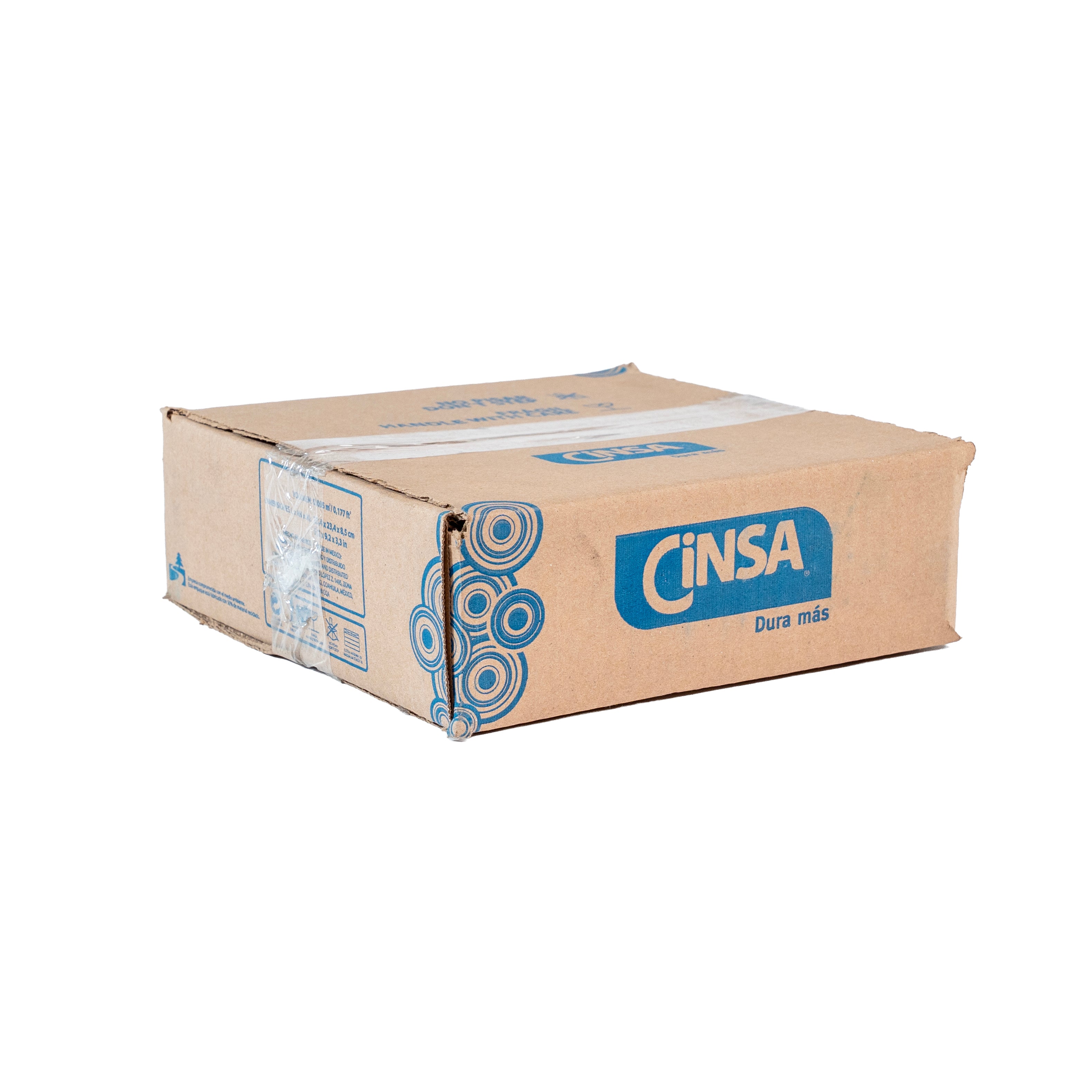 PLATO PLANO 22 AZUL TURQUESA CINSA (Caja con 6 piezas)