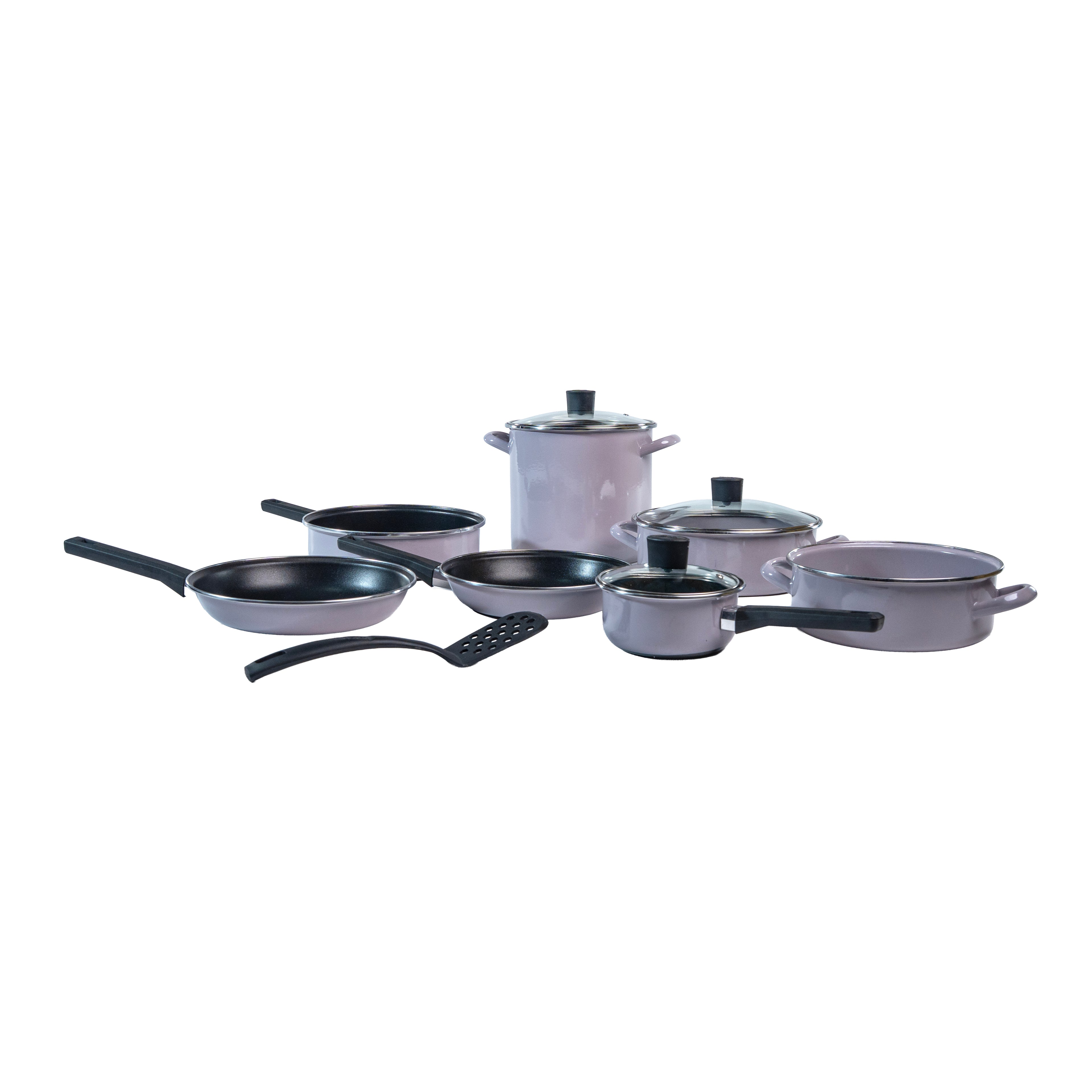 BATERIA PONTEVEDRA ROSA MALVA (Caja con 11 piezas)