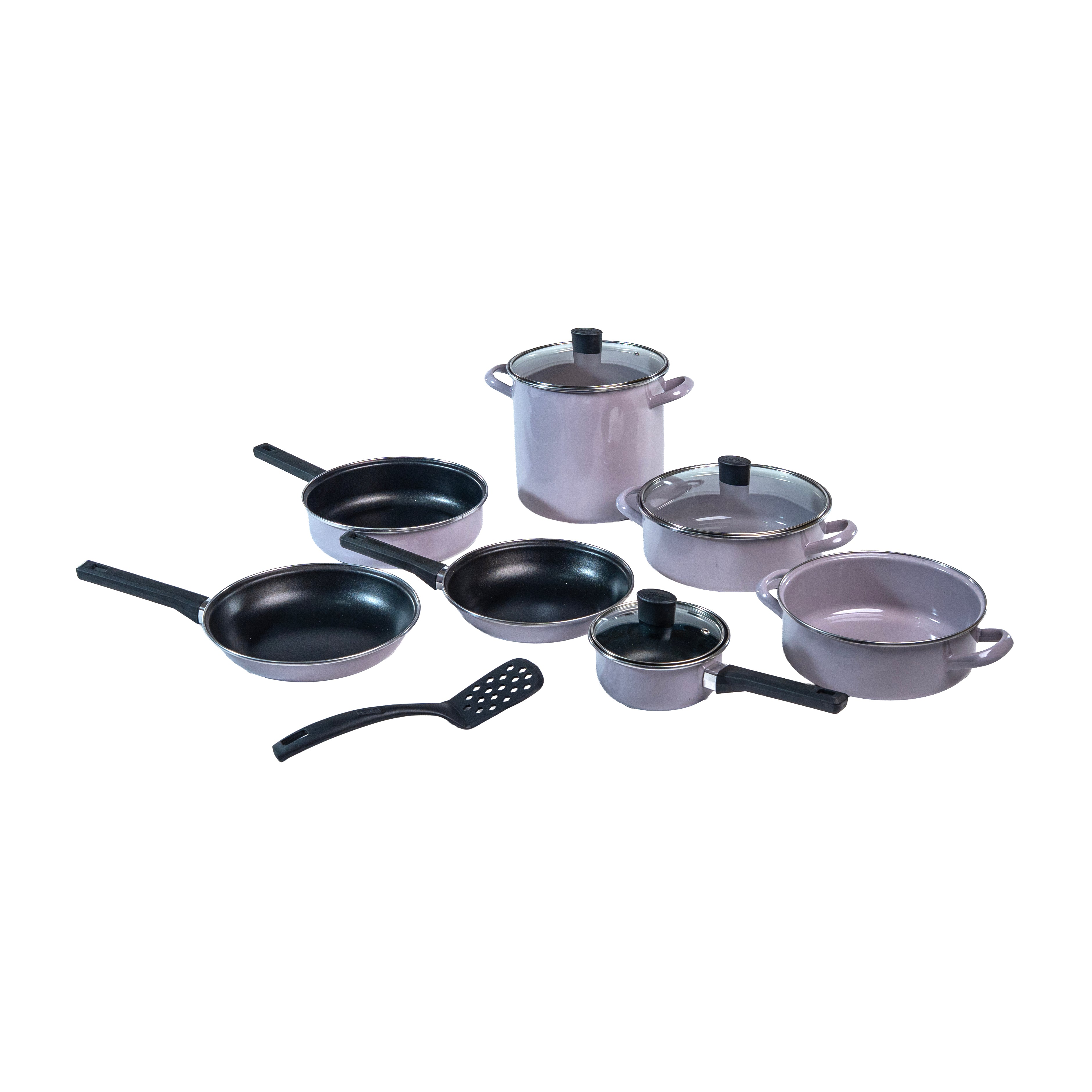 BATERIA PONTEVEDRA ROSA MALVA (Caja con 11 piezas)