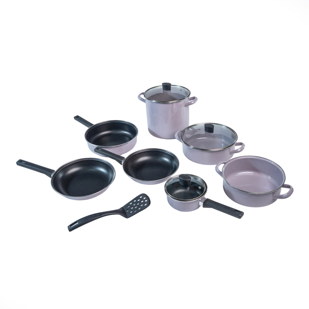 BATERIA PONTEVEDRA ROSA MALVA (Caja con 11 piezas)